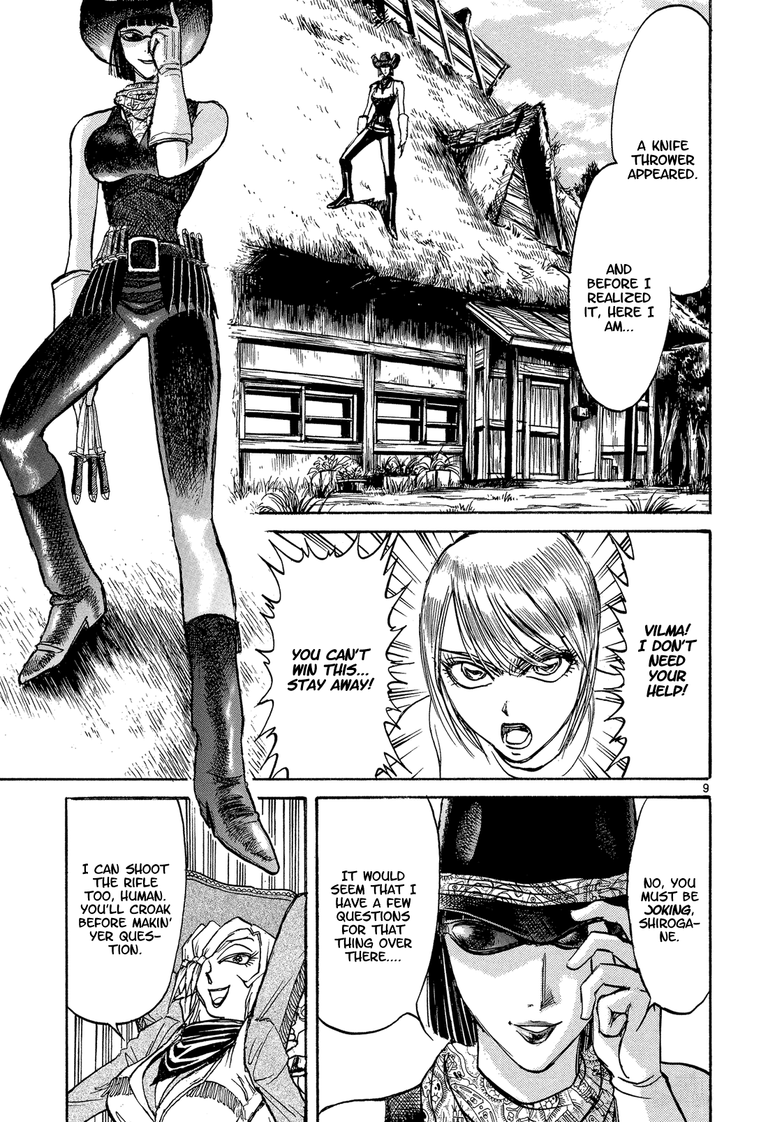 Karakuri Circus Chapter 338 page 9 - Chapter 338: Deus Ex Machina - Act 5: Les Dernier Quatre