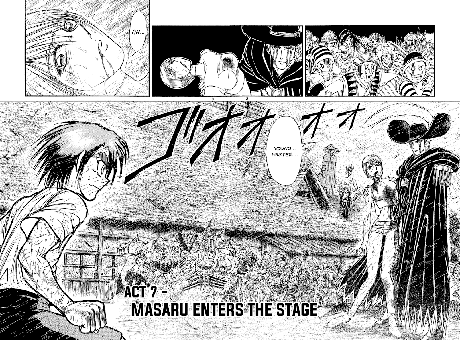Karakuri Circus Chapter 340 page 2 - Chapter 340: Deus Ex Machina - Act 7: Masaru Enters the Stage