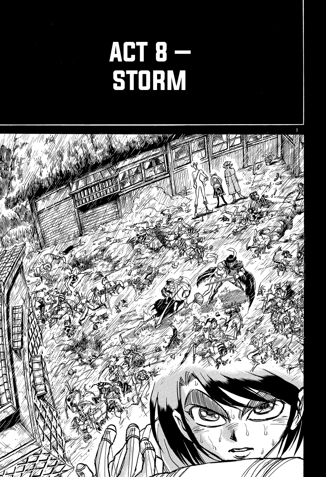 Karakuri Circus Chapter 341 page 1 - Chapter 341: Deus Ex Machina - Act 8: Storm