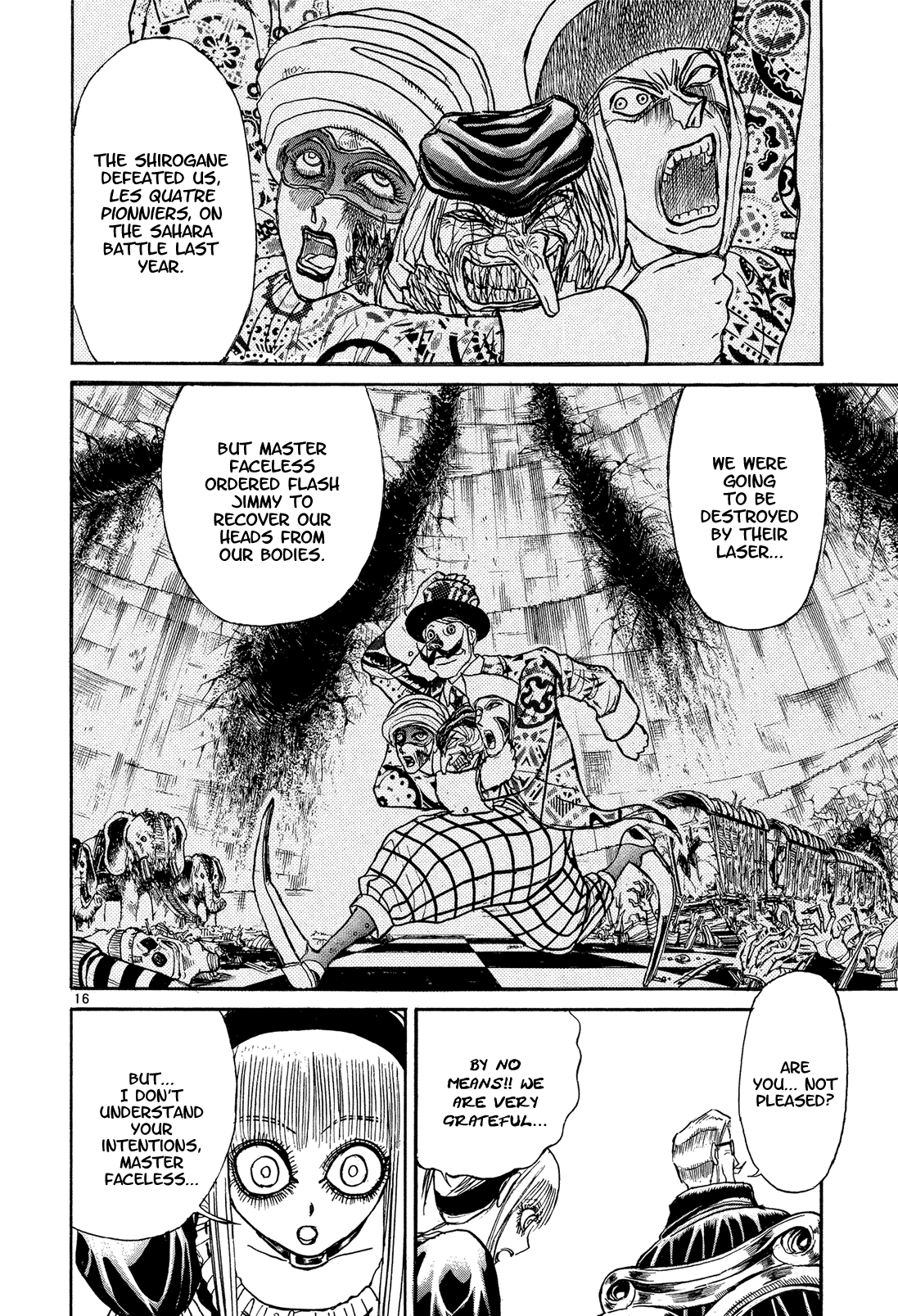 Karakuri Circus Chapter 341 page 16 - Chapter 341: Deus Ex Machina - Act 8: Storm