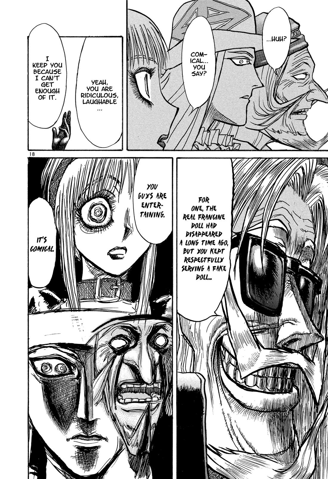 Karakuri Circus Chapter 341 page 18 - Chapter 341: Deus Ex Machina - Act 8: Storm