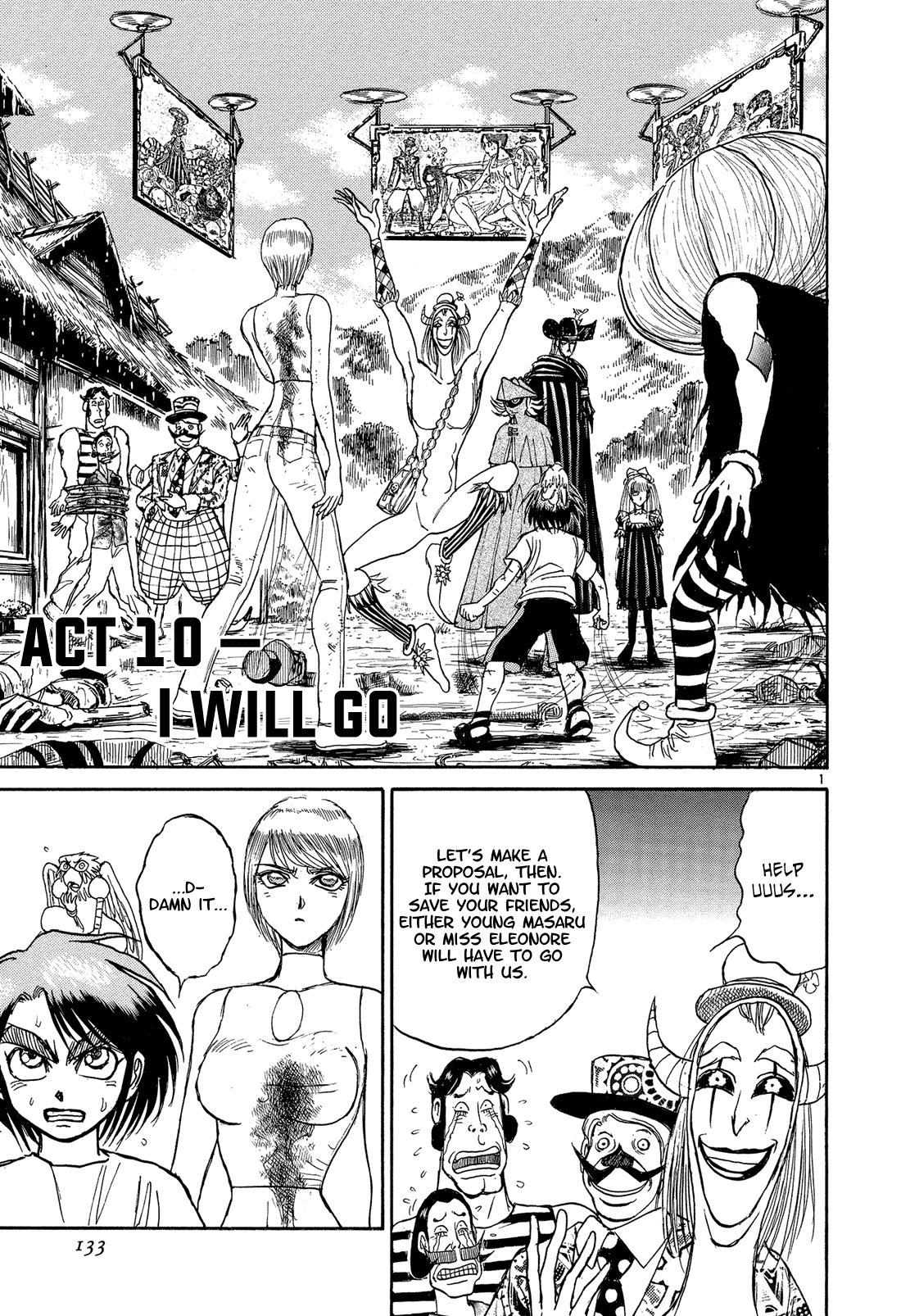 Karakuri Circus Chapter 343 page 1 - Chapter 343: Deus Ex Machina - Act 10: I Will Go