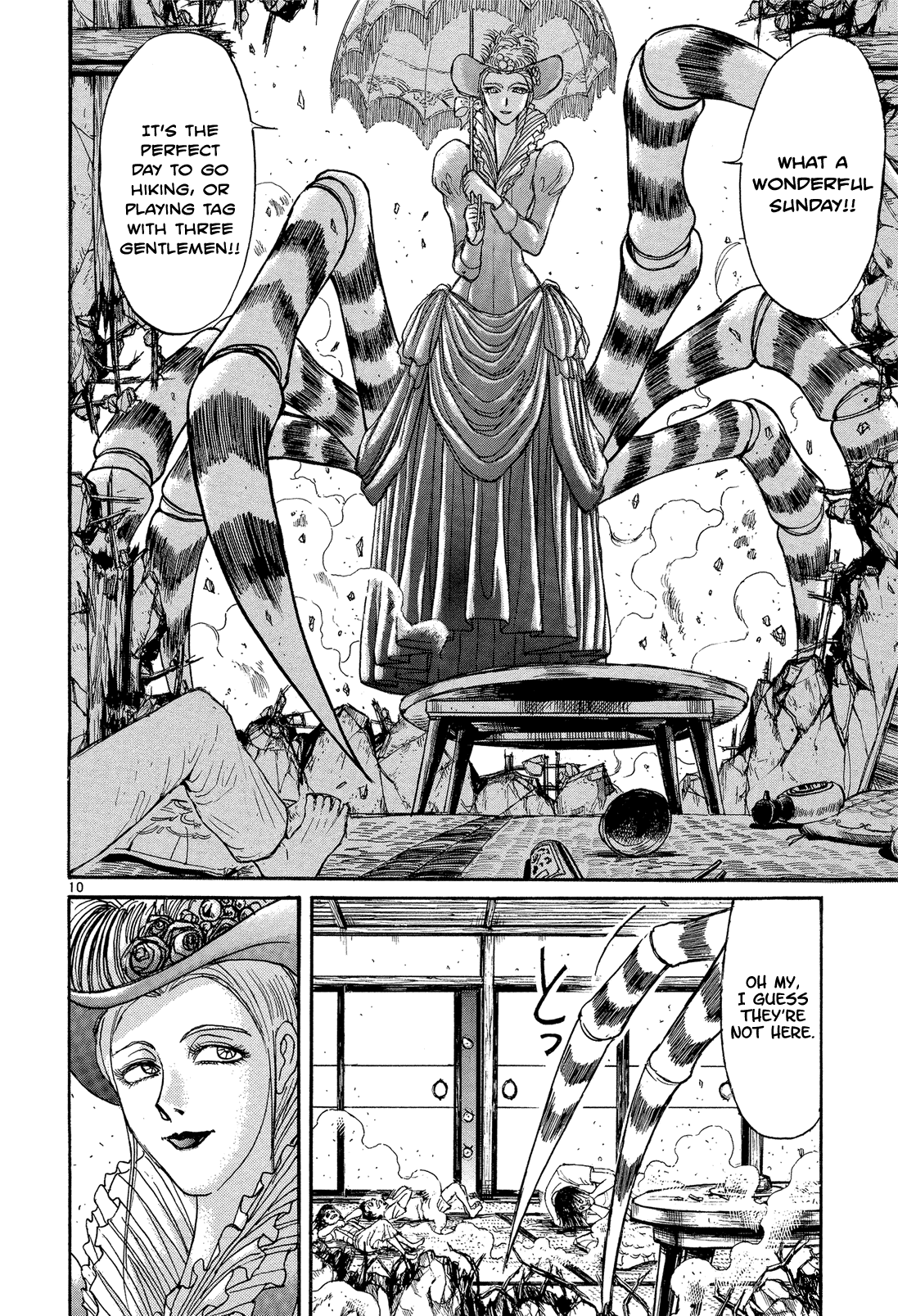 Karakuri Circus Chapter 343 page 10 - Chapter 343: Deus Ex Machina - Act 10: I Will Go