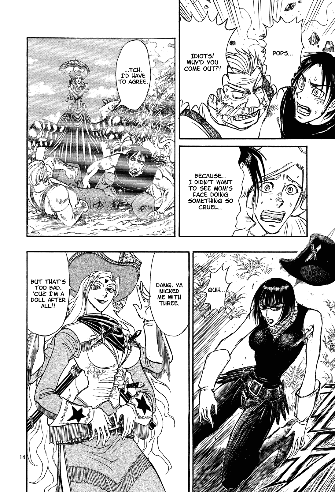 Karakuri Circus Chapter 343 page 14 - Chapter 343: Deus Ex Machina - Act 10: I Will Go
