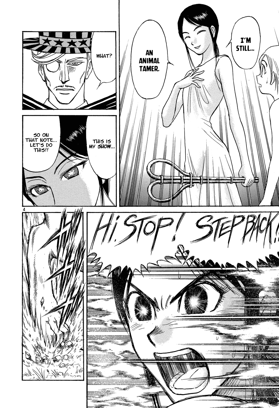 Karakuri Circus Chapter 343 page 4 - Chapter 343: Deus Ex Machina - Act 10: I Will Go