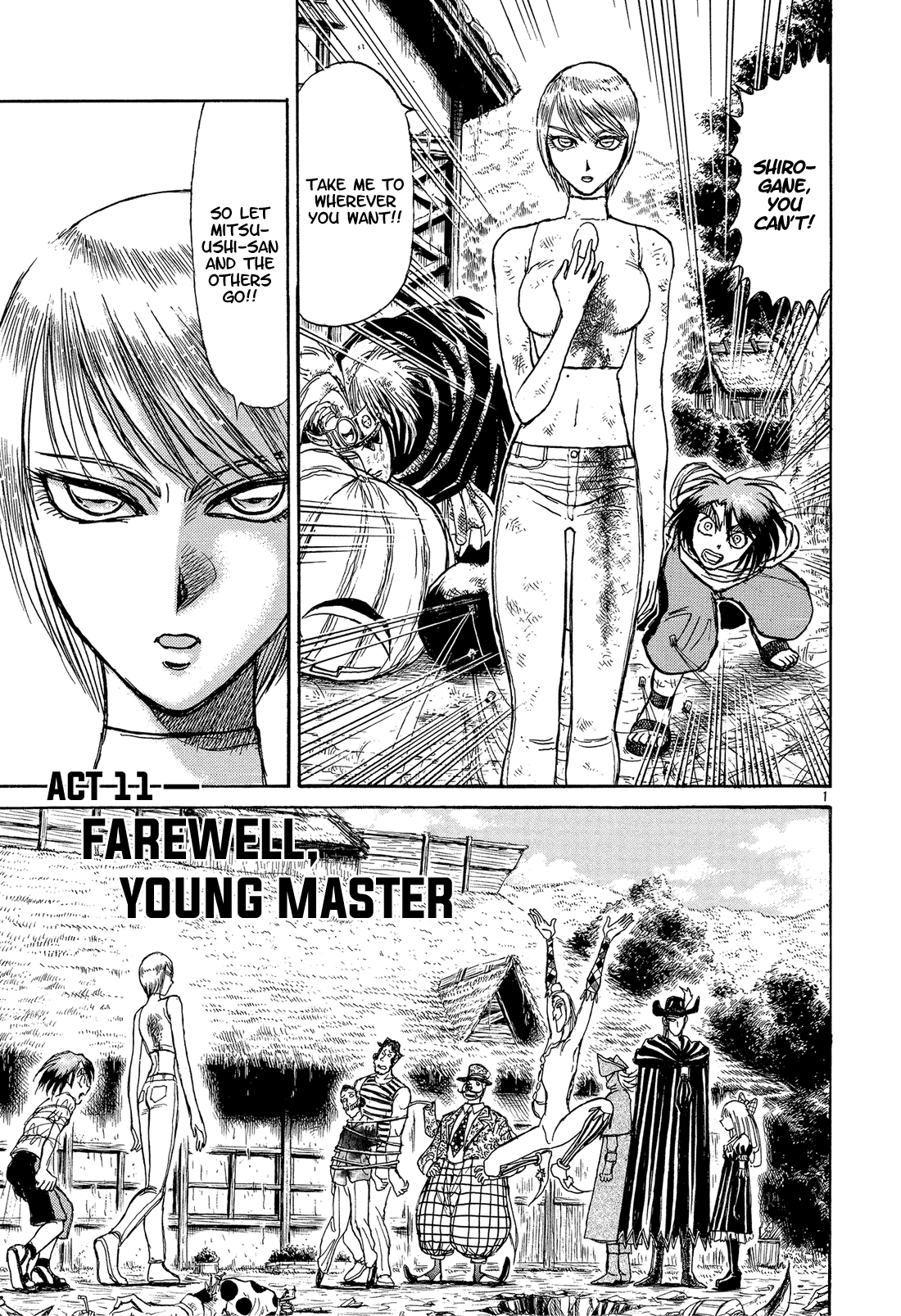 Karakuri Circus Chapter 344 page 1 - Chapter 344: Deus Ex Machina - Act 11: Farewell, Young Master