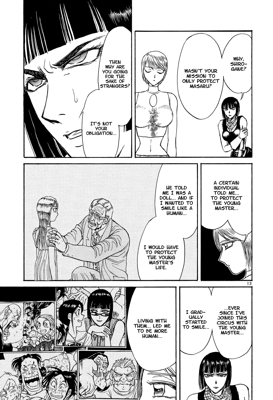 Karakuri Circus Chapter 344 page 13 - Chapter 344: Deus Ex Machina - Act 11: Farewell, Young Master