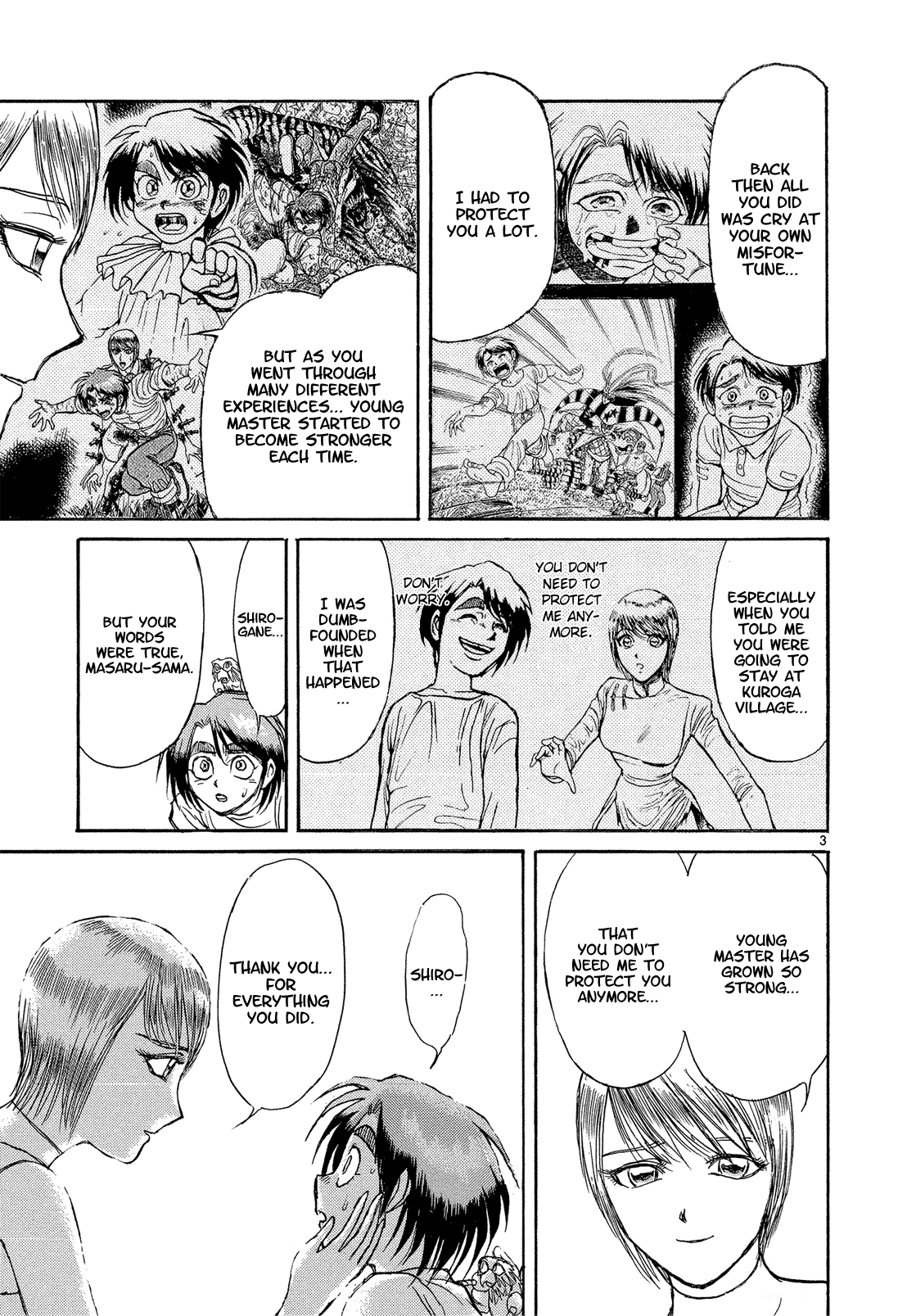 Karakuri Circus Chapter 344 page 3 - Chapter 344: Deus Ex Machina - Act 11: Farewell, Young Master