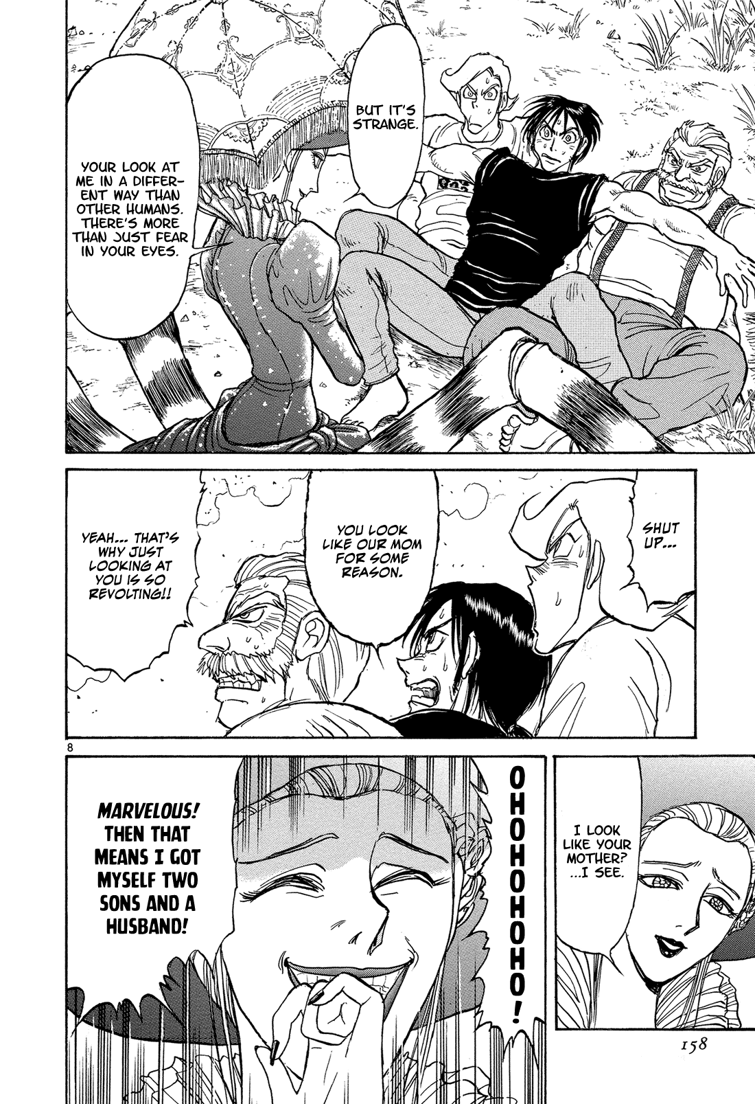 Karakuri Circus Chapter 344 page 8 - Chapter 344: Deus Ex Machina - Act 11: Farewell, Young Master