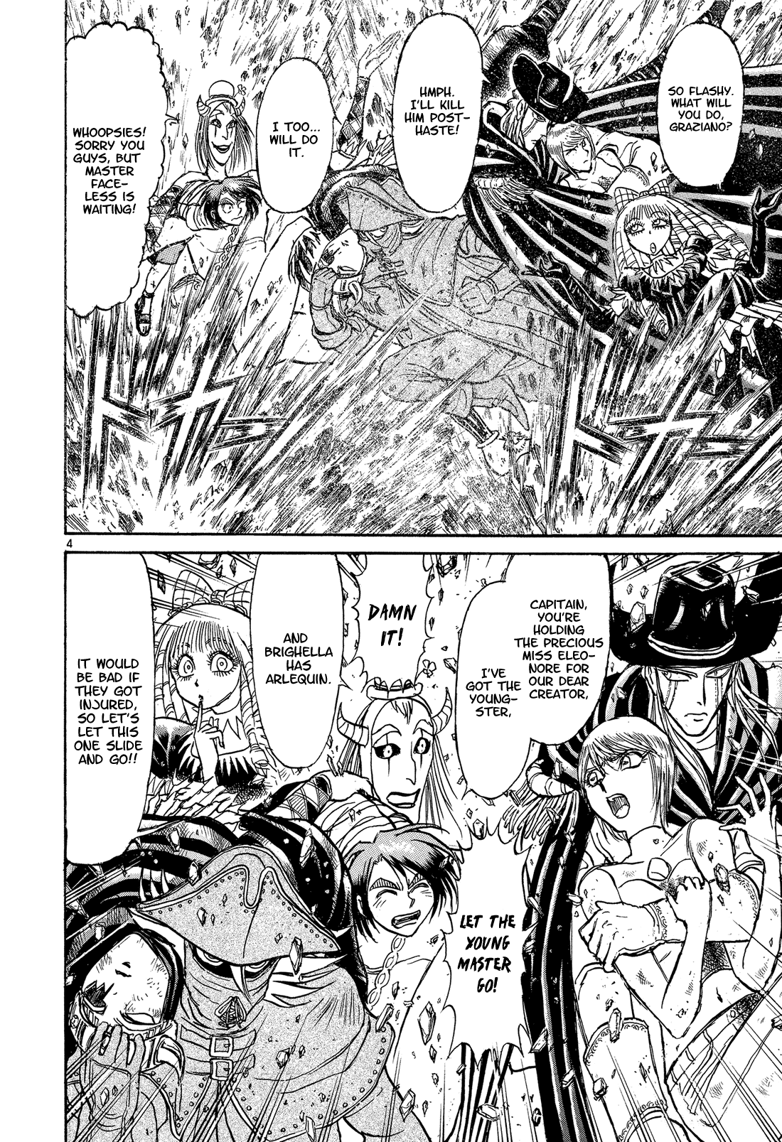 Karakuri Circus Chapter 345 page 3 - Chapter 345: Deus Ex Machina - Act 12: Faceless Acts