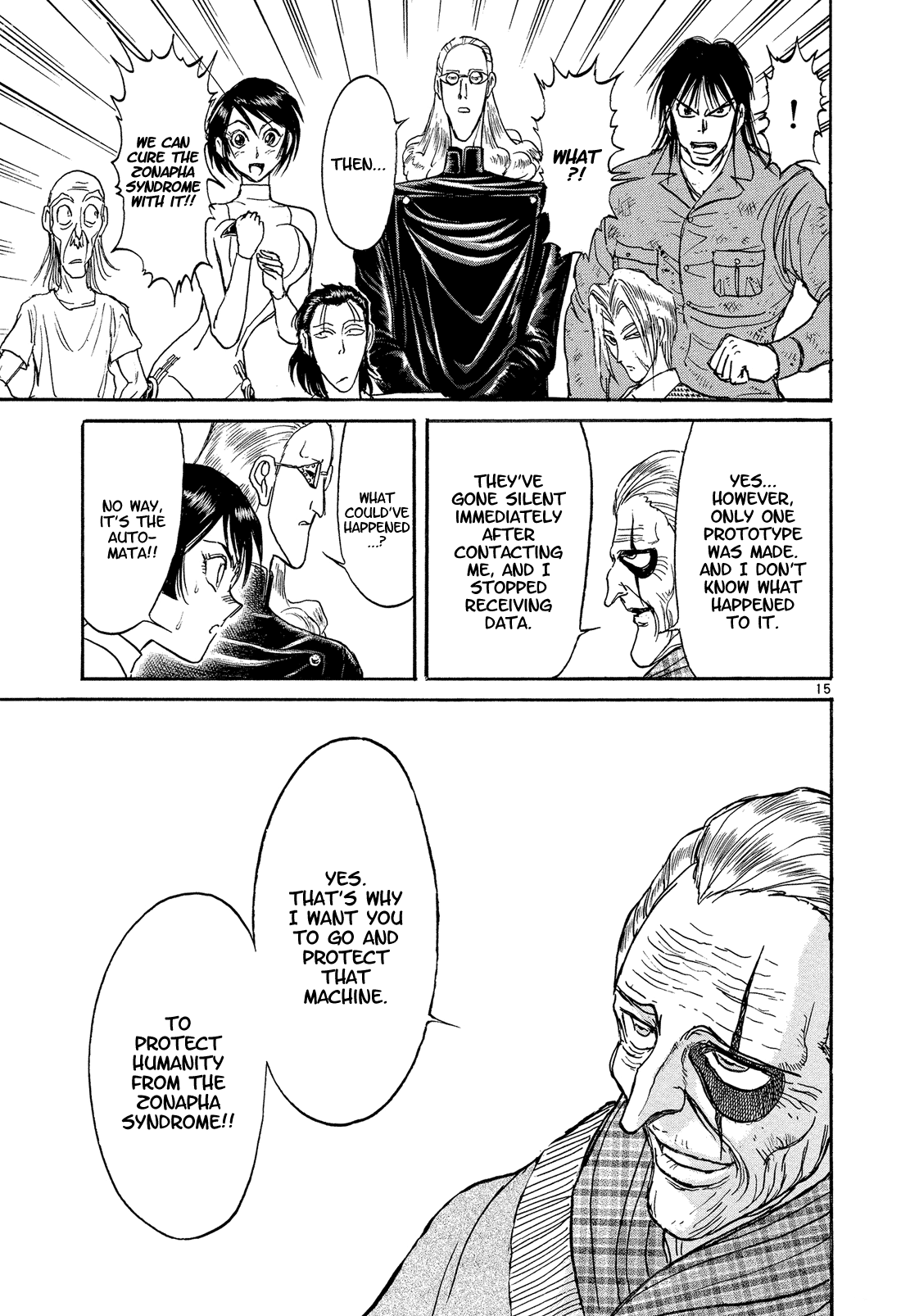 Karakuri Circus Chapter 347 page 14 - Chapter 347: Deus Ex Machina - Act 14: Ubukata Houan's Retrospective