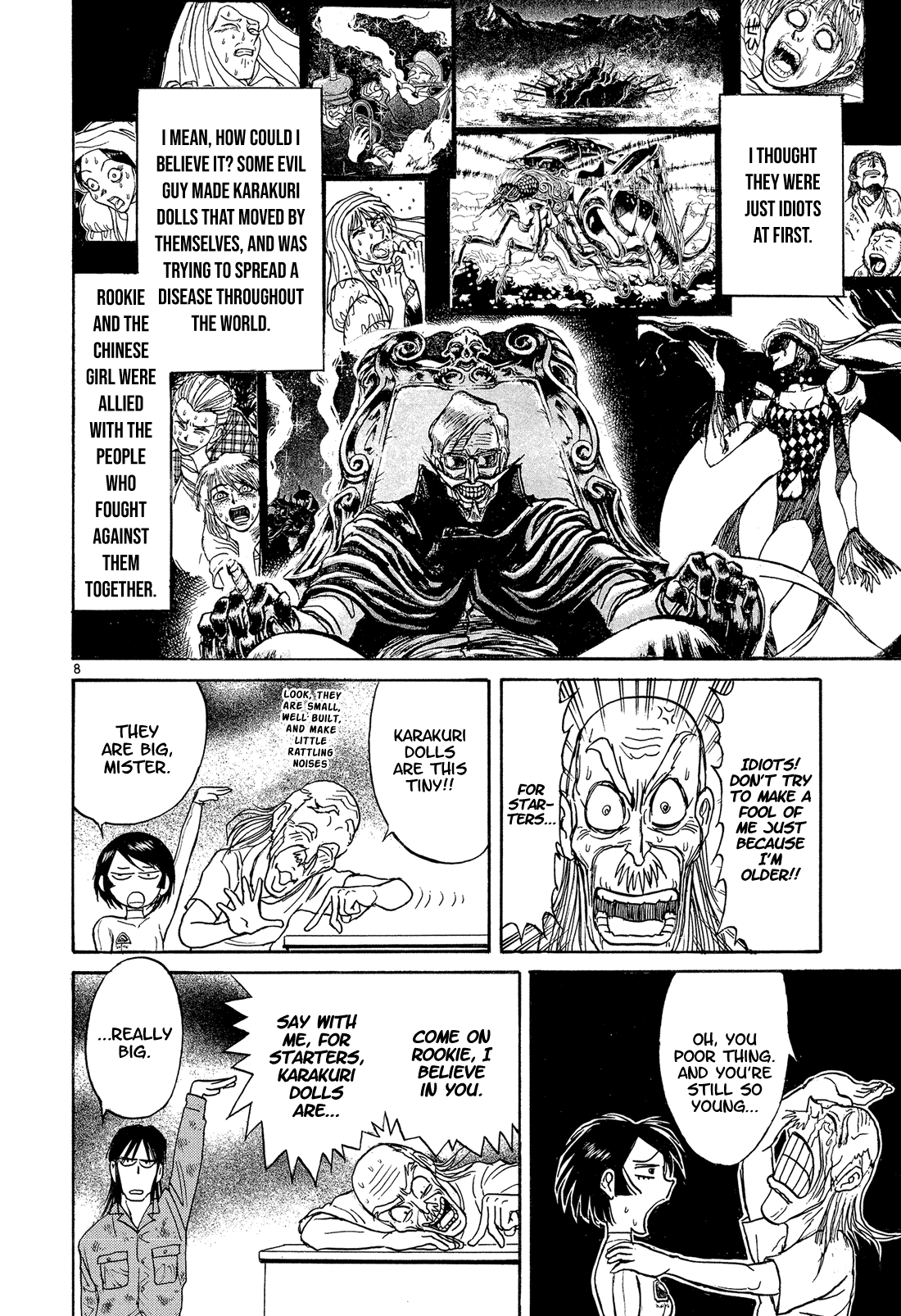 Karakuri Circus Chapter 347 page 7 - Chapter 347: Deus Ex Machina - Act 14: Ubukata Houan's Retrospective