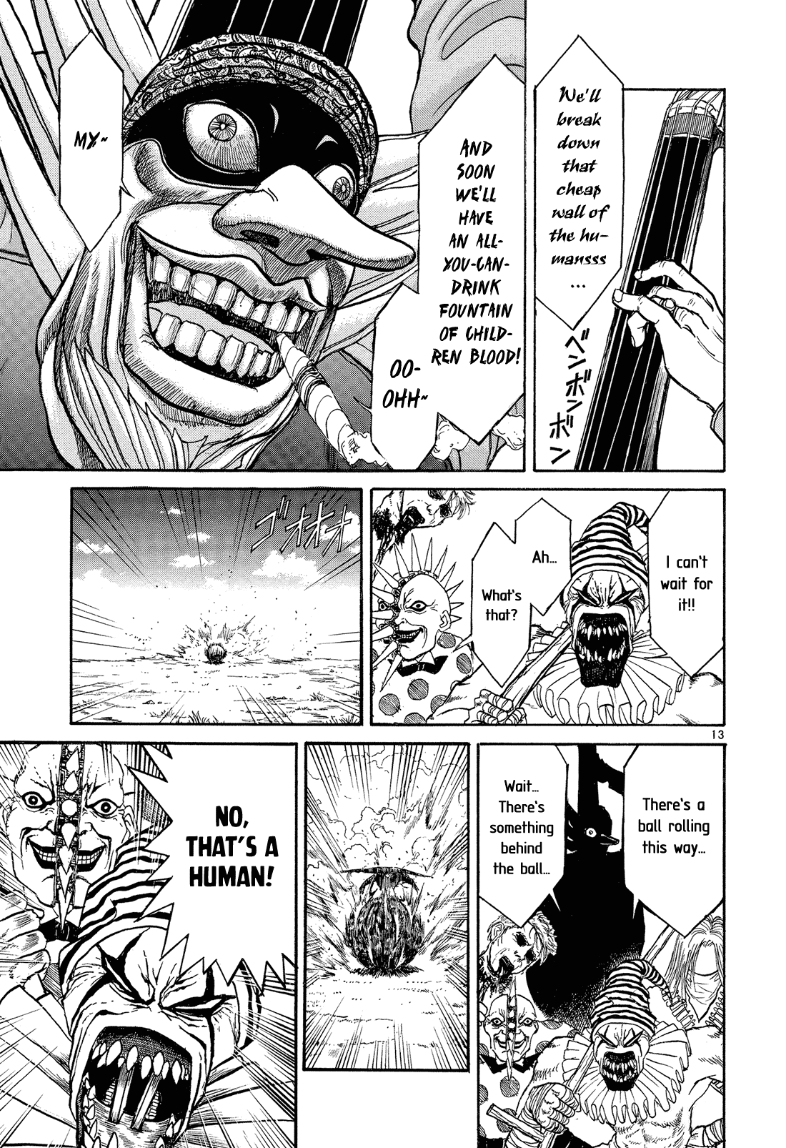 Karakuri Circus Chapter 348 page 11 - Chapter 348: Deus Ex Machina - Act 15: In the Zonapha Ward Once Again