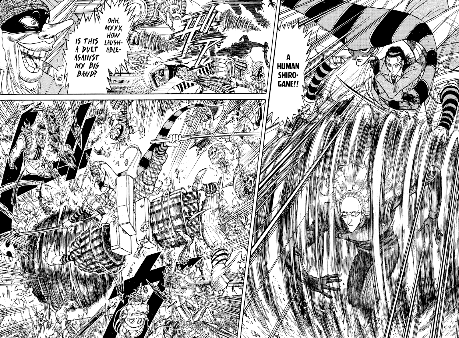 Karakuri Circus Chapter 348 page 12 - Chapter 348: Deus Ex Machina - Act 15: In the Zonapha Ward Once Again