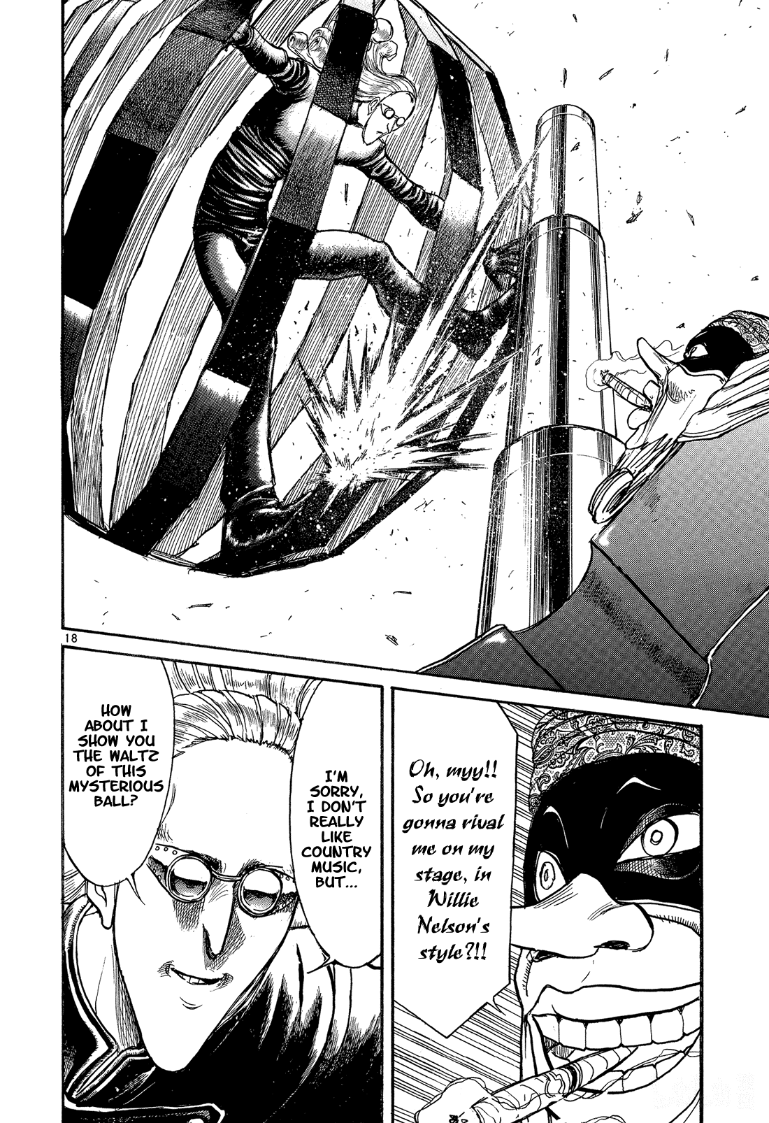 Karakuri Circus Chapter 348 page 15 - Chapter 348: Deus Ex Machina - Act 15: In the Zonapha Ward Once Again