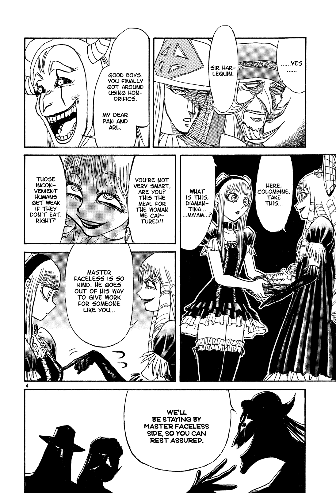 Karakuri Circus Chapter 348 page 3 - Chapter 348: Deus Ex Machina - Act 15: In the Zonapha Ward Once Again