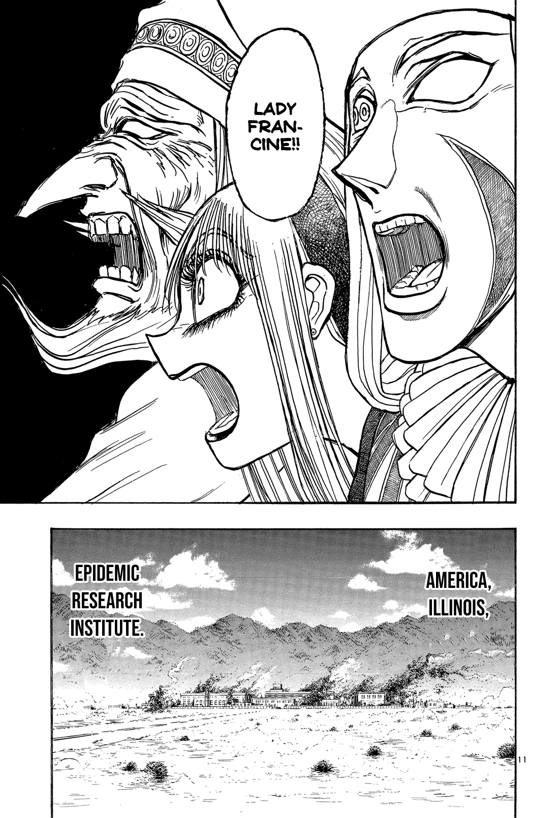 Karakuri Circus Chapter 348 page 9 - Chapter 348: Deus Ex Machina - Act 15: In the Zonapha Ward Once Again
