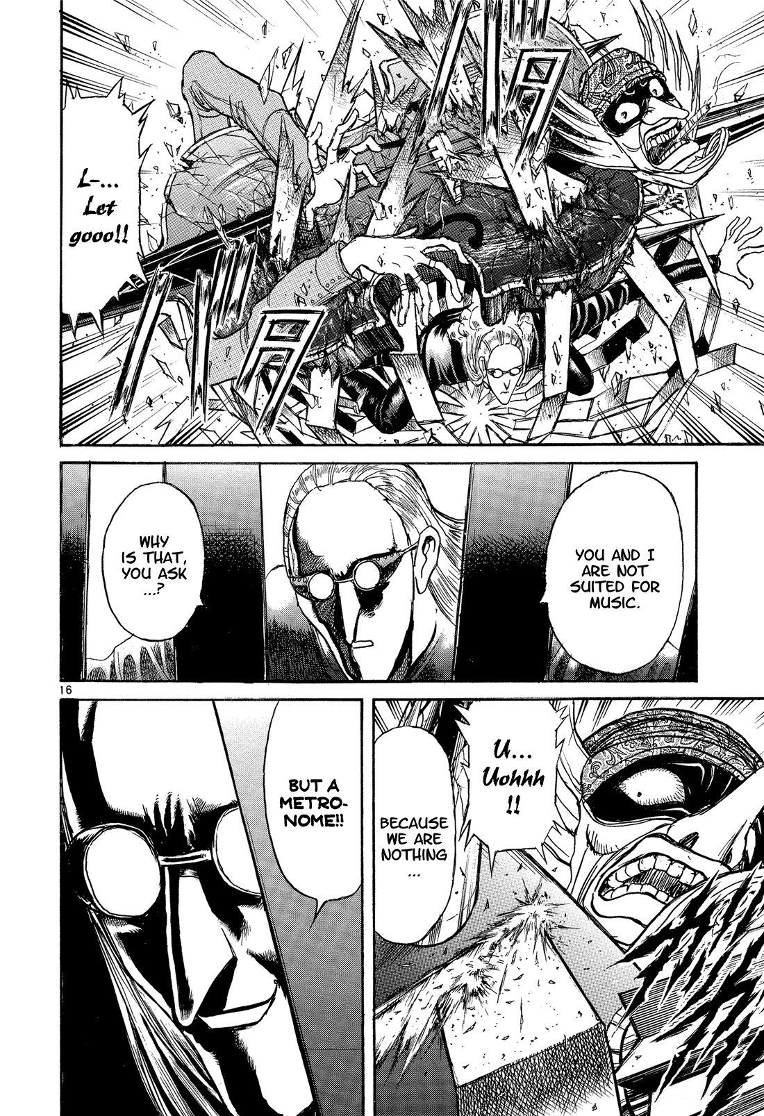 Karakuri Circus Chapter 349 page 15 - Chapter 349: Deus Ex Machina - Act 16: George Vs. Bass Nash