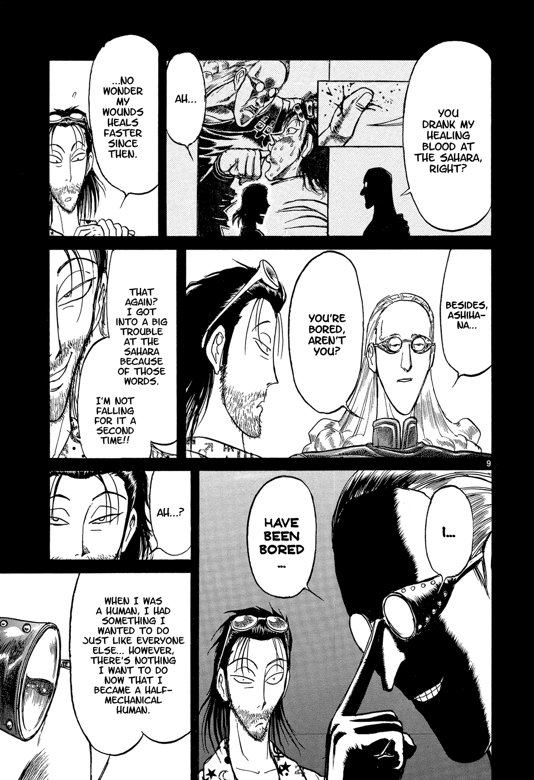 Karakuri Circus Chapter 349 page 8 - Chapter 349: Deus Ex Machina - Act 16: George Vs. Bass Nash