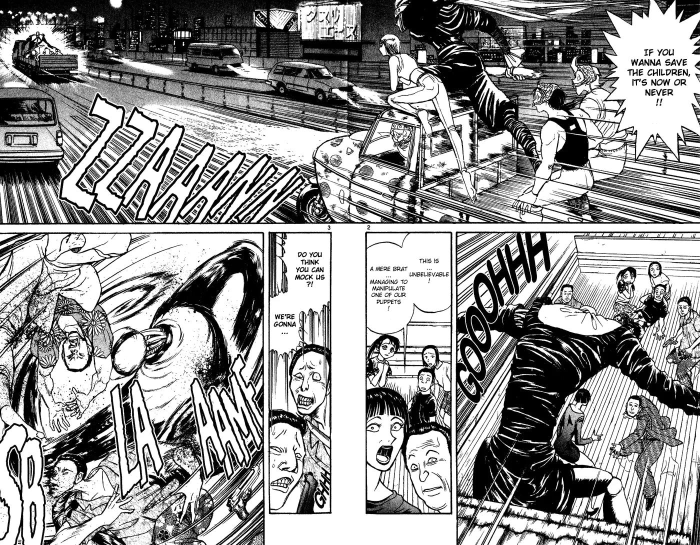 Karakuri Circus Chapter 35 page 2 - Chapter 35: Burning Arrows - Act 2: Circus * Departure