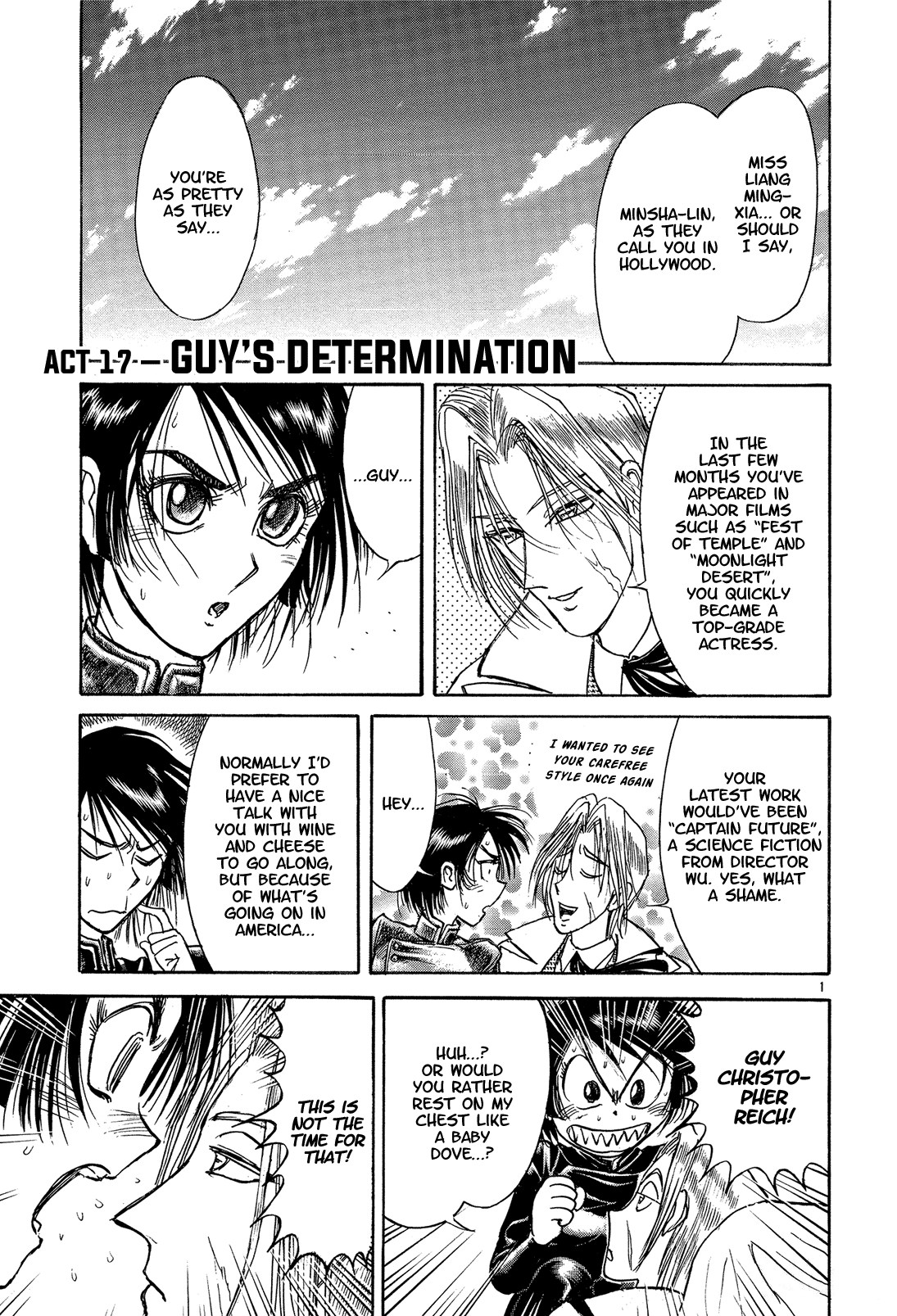 Karakuri Circus Chapter 350 page 1 - Chapter 350: Deus Ex Machina - Act 17: Guy's Determination