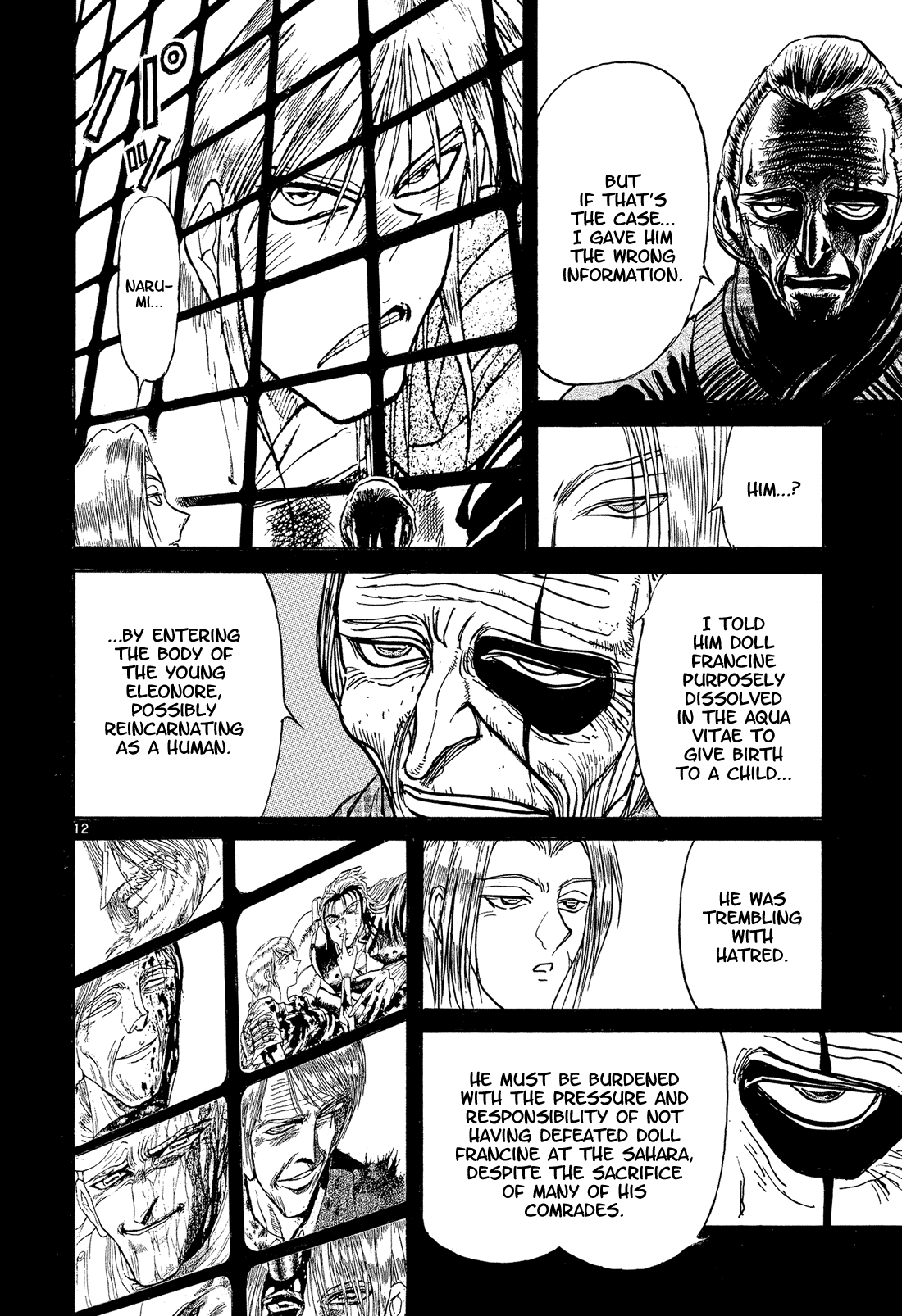 Karakuri Circus Chapter 350 page 10 - Chapter 350: Deus Ex Machina - Act 17: Guy's Determination