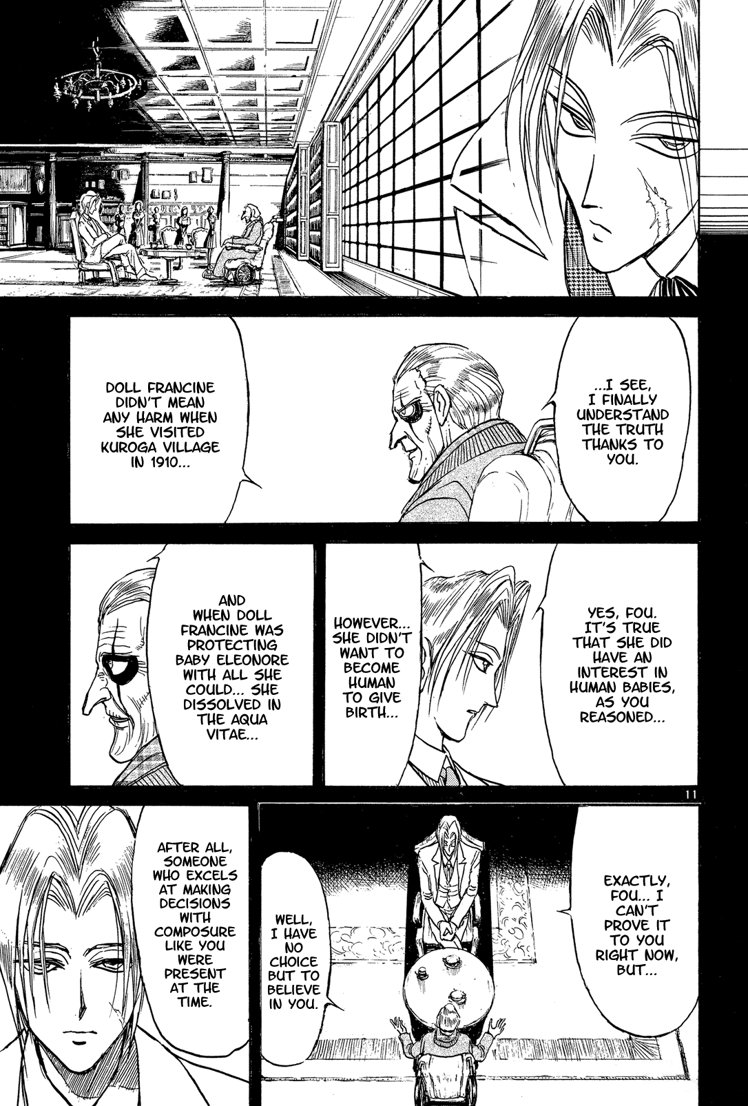 Karakuri Circus Chapter 350 page 9 - Chapter 350: Deus Ex Machina - Act 17: Guy's Determination