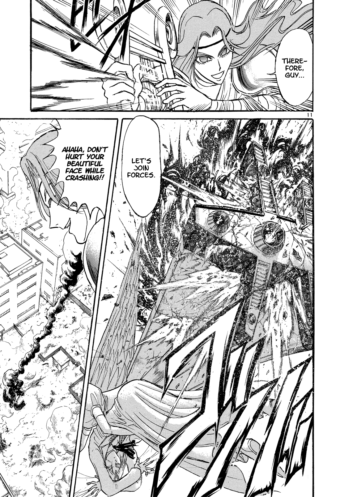 Karakuri Circus Chapter 351 page 11 - Chapter 351: Deus Ex Machina - Act 18: Guy Vs. Cupidia
