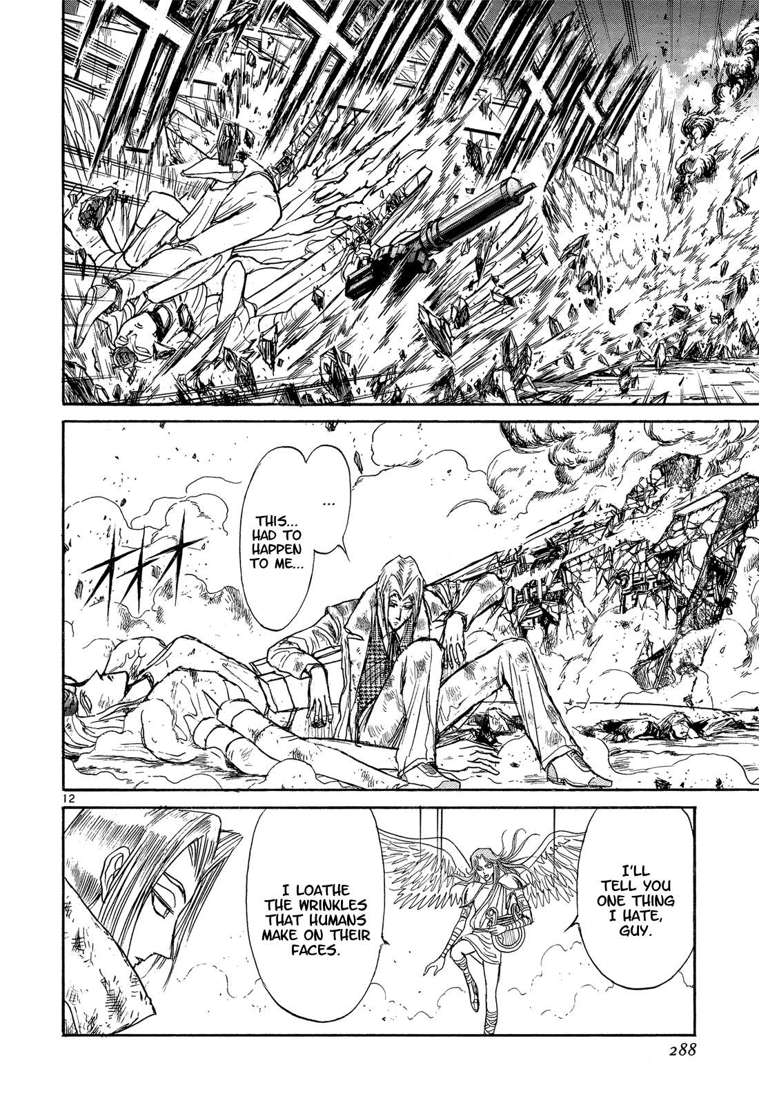 Karakuri Circus Chapter 351 page 12 - Chapter 351: Deus Ex Machina - Act 18: Guy Vs. Cupidia