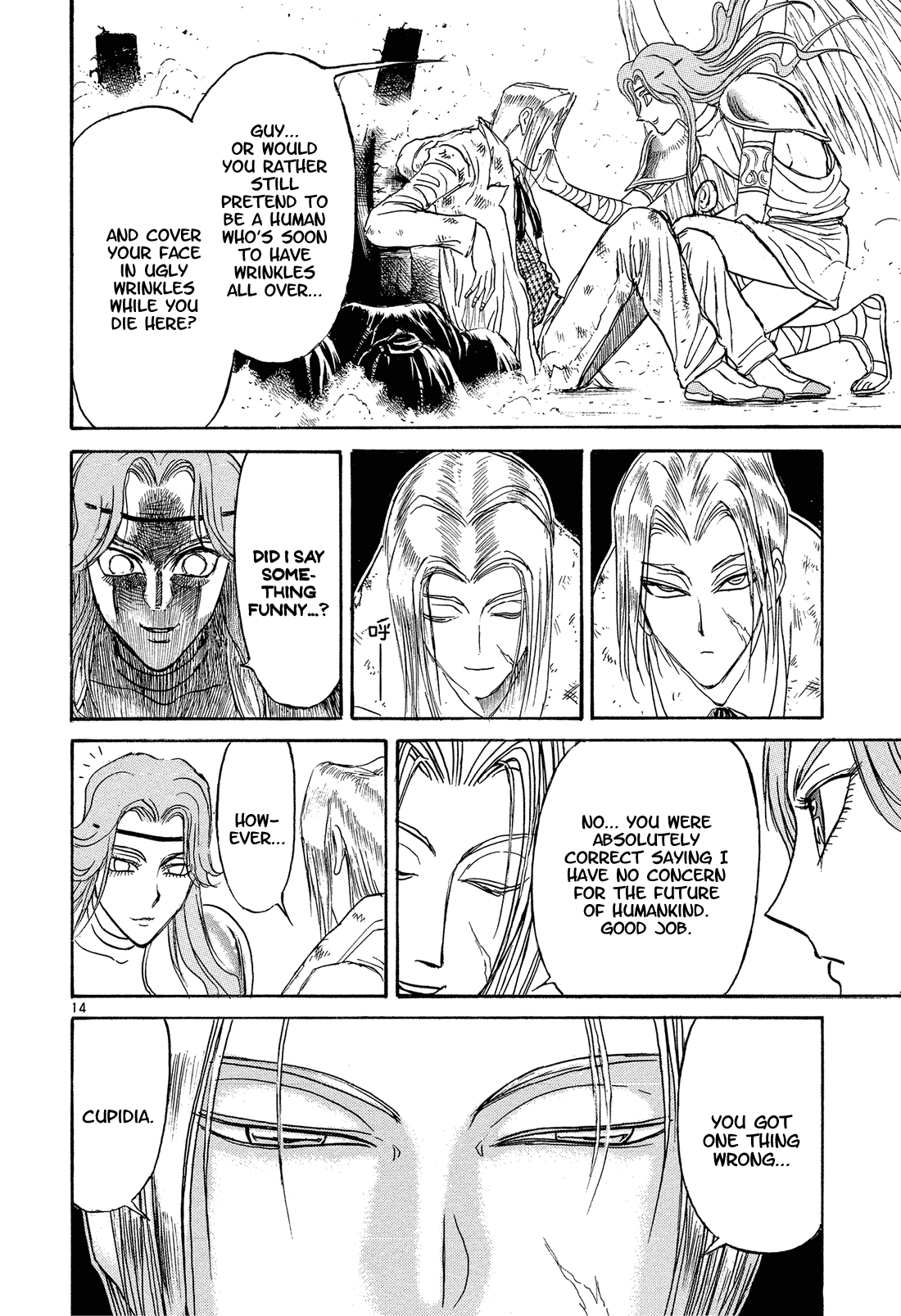 Karakuri Circus Chapter 351 page 14 - Chapter 351: Deus Ex Machina - Act 18: Guy Vs. Cupidia