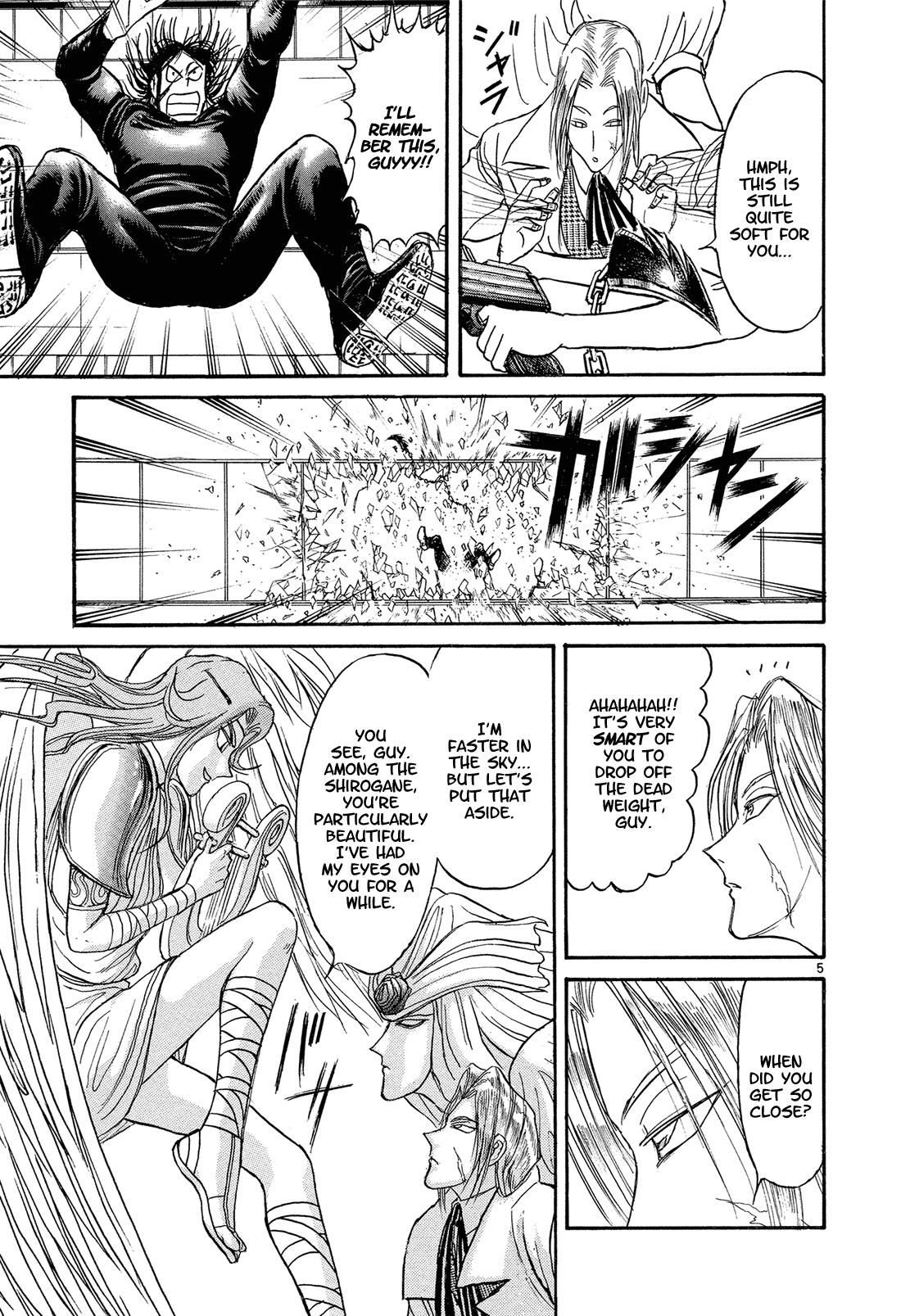 Karakuri Circus Chapter 351 page 5 - Chapter 351: Deus Ex Machina - Act 18: Guy Vs. Cupidia