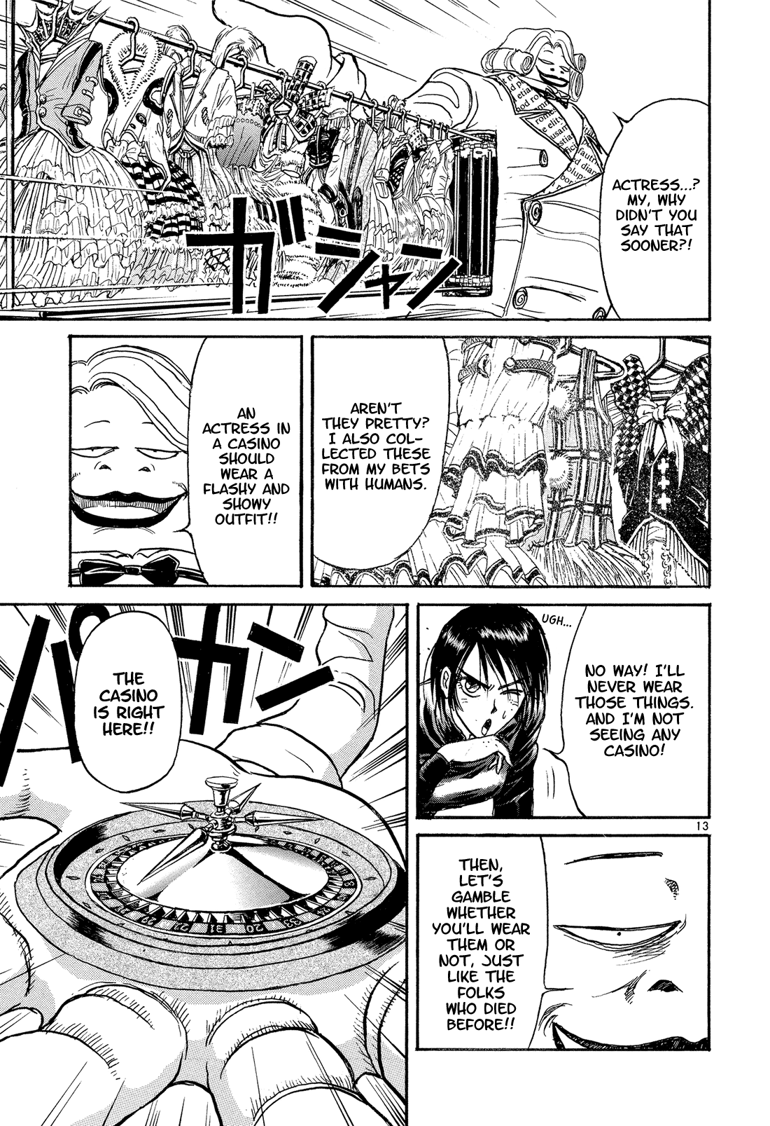 Karakuri Circus Chapter 352 page 13 - Chapter 352: Deus Ex Machina - Act 19: Ming-Xia Vs. Gambler Jones (1)