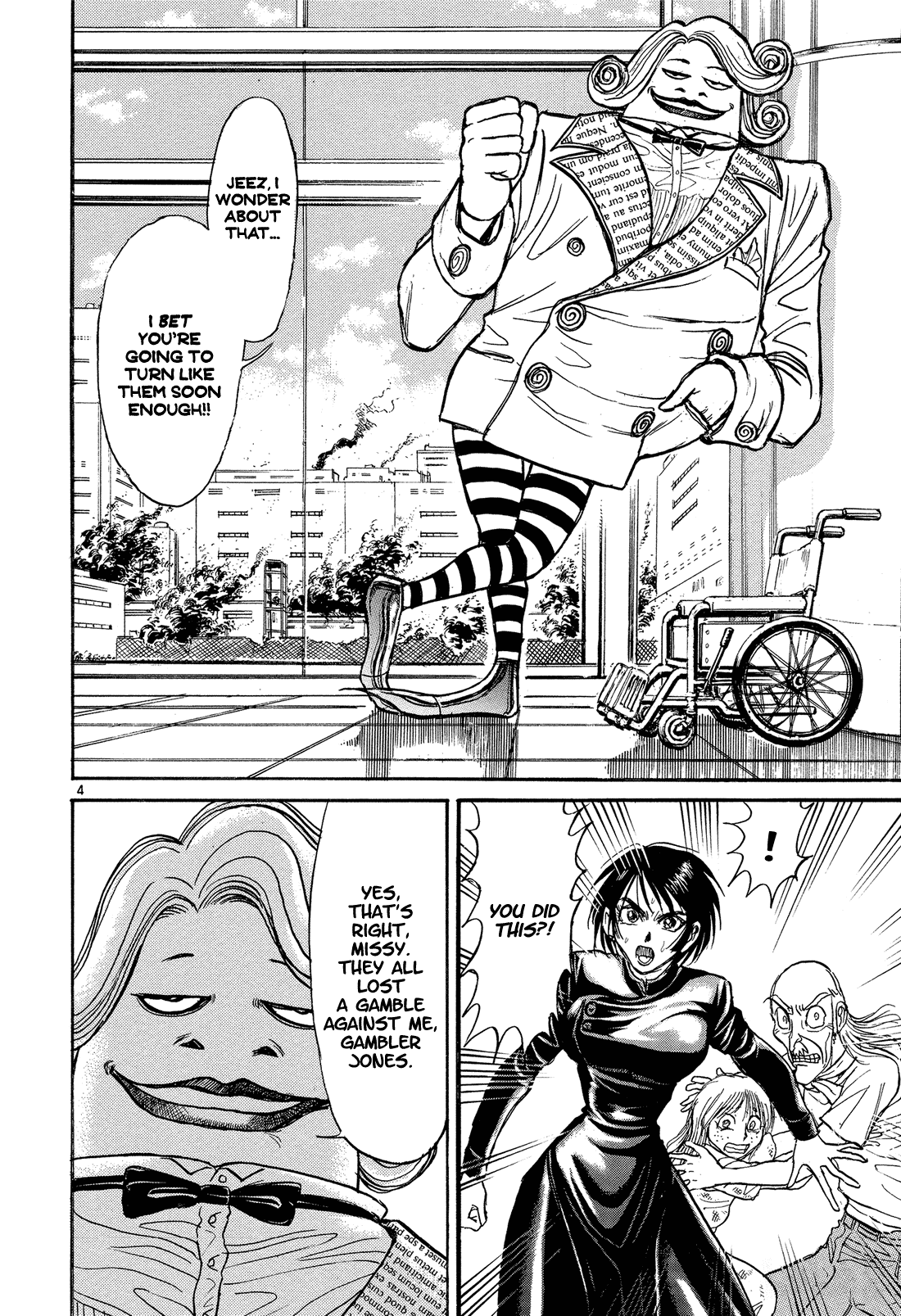 Karakuri Circus Chapter 352 page 4 - Chapter 352: Deus Ex Machina - Act 19: Ming-Xia Vs. Gambler Jones (1)
