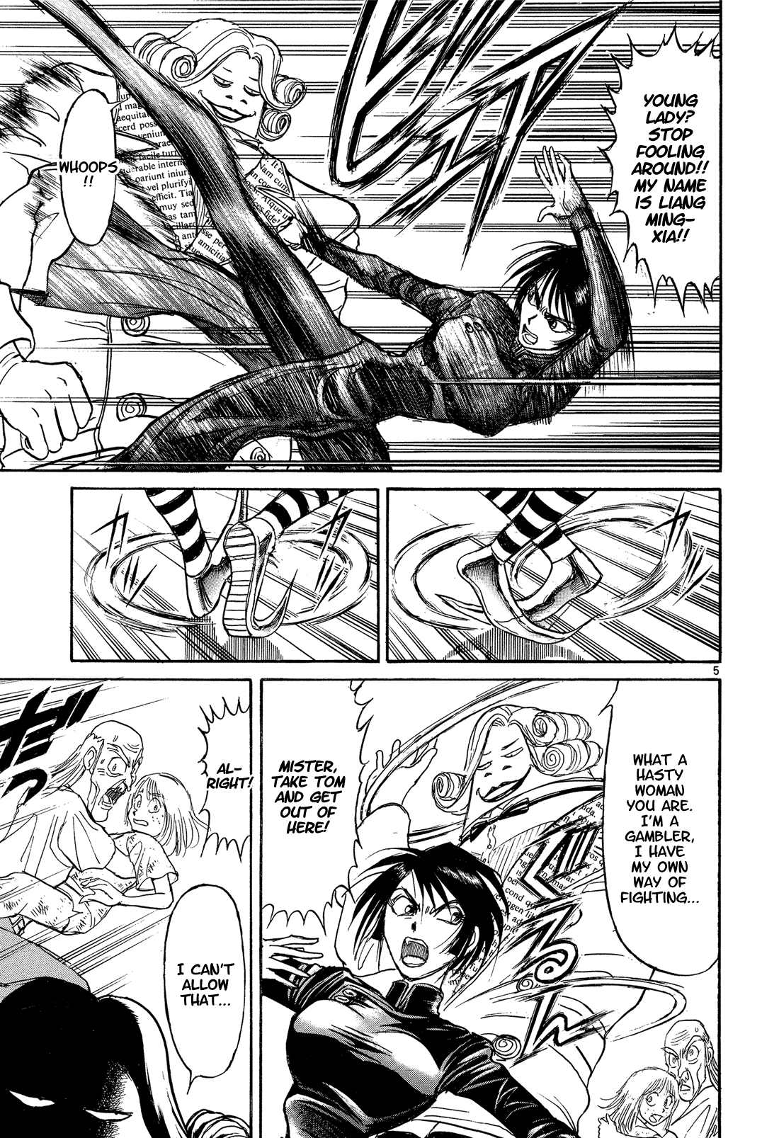 Karakuri Circus Chapter 352 page 5 - Chapter 352: Deus Ex Machina - Act 19: Ming-Xia Vs. Gambler Jones (1)
