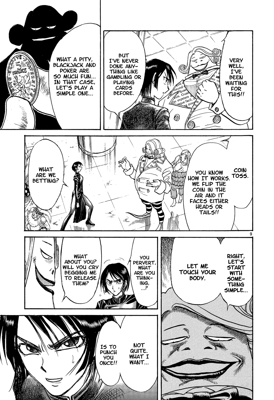 Karakuri Circus Chapter 352 page 9 - Chapter 352: Deus Ex Machina - Act 19: Ming-Xia Vs. Gambler Jones (1)