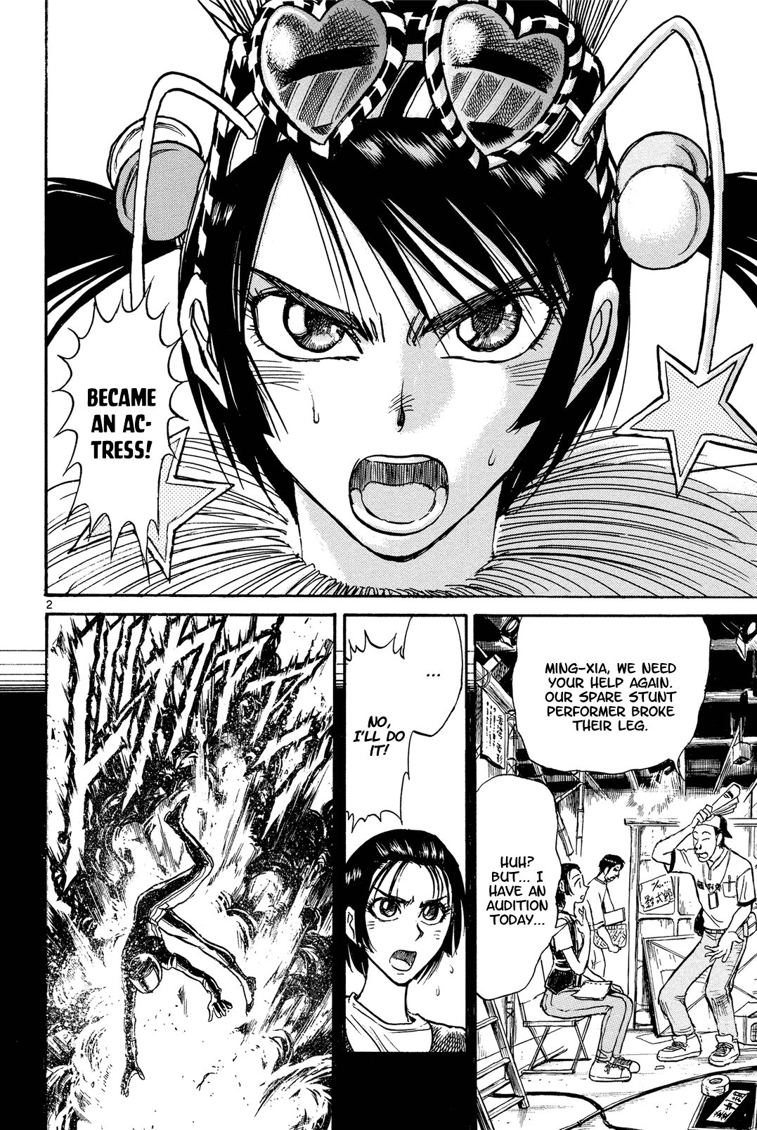 Karakuri Circus Chapter 353 page 2 - Chapter 353: Deus Ex Machina - Act 20: Ming-Xia Vs. Gambler Jones (2)