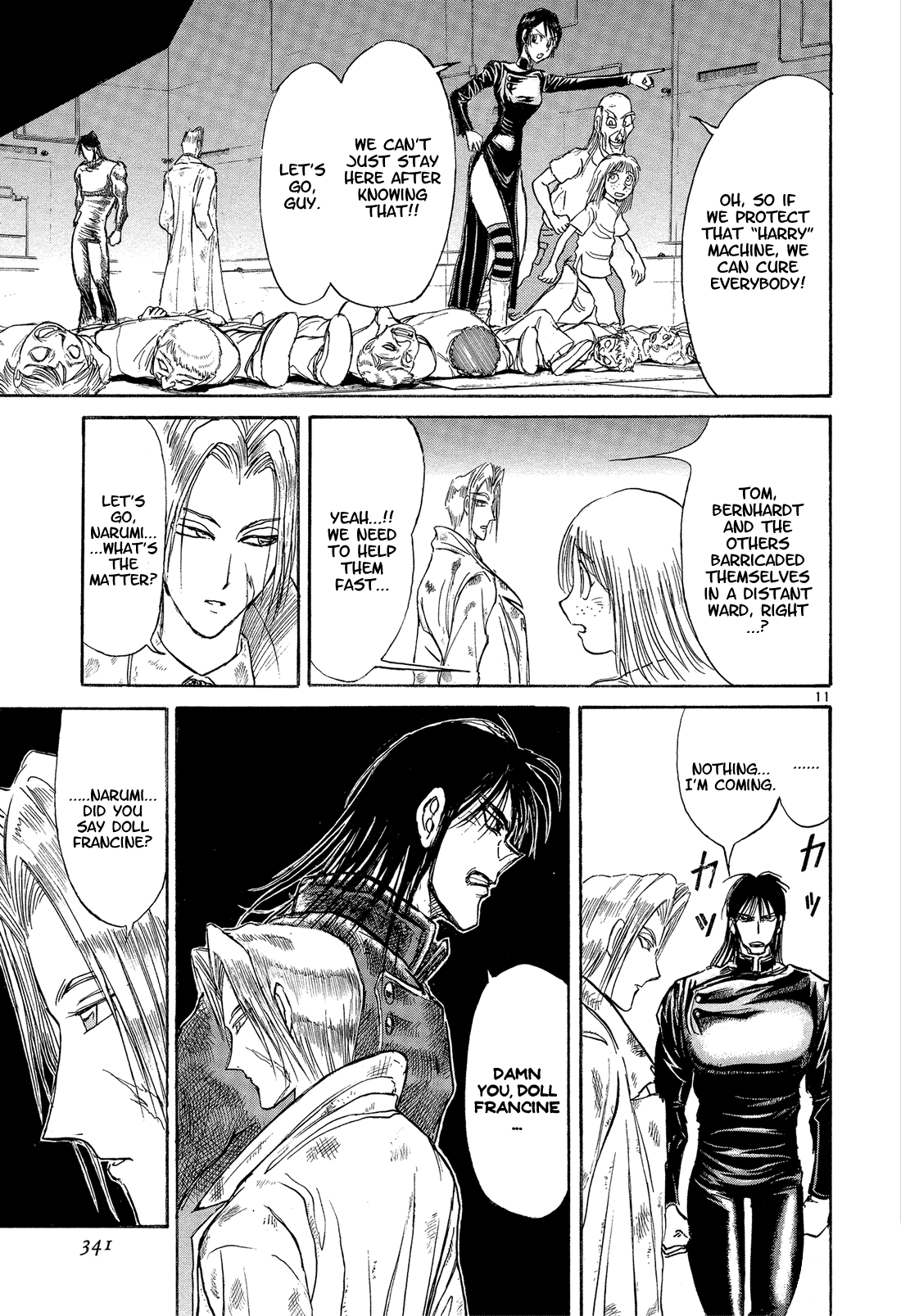 Karakuri Circus Chapter 354 page 11 - Chapter 354: Deus Ex Machina - Act 21: Underground