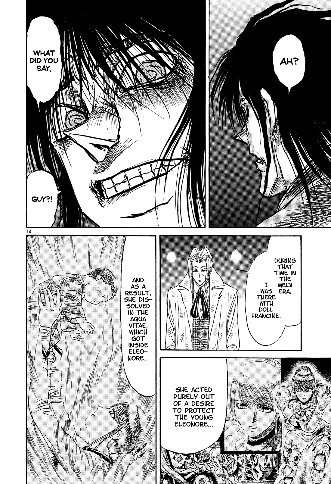 Karakuri Circus Chapter 354 page 14 - Chapter 354: Deus Ex Machina - Act 21: Underground