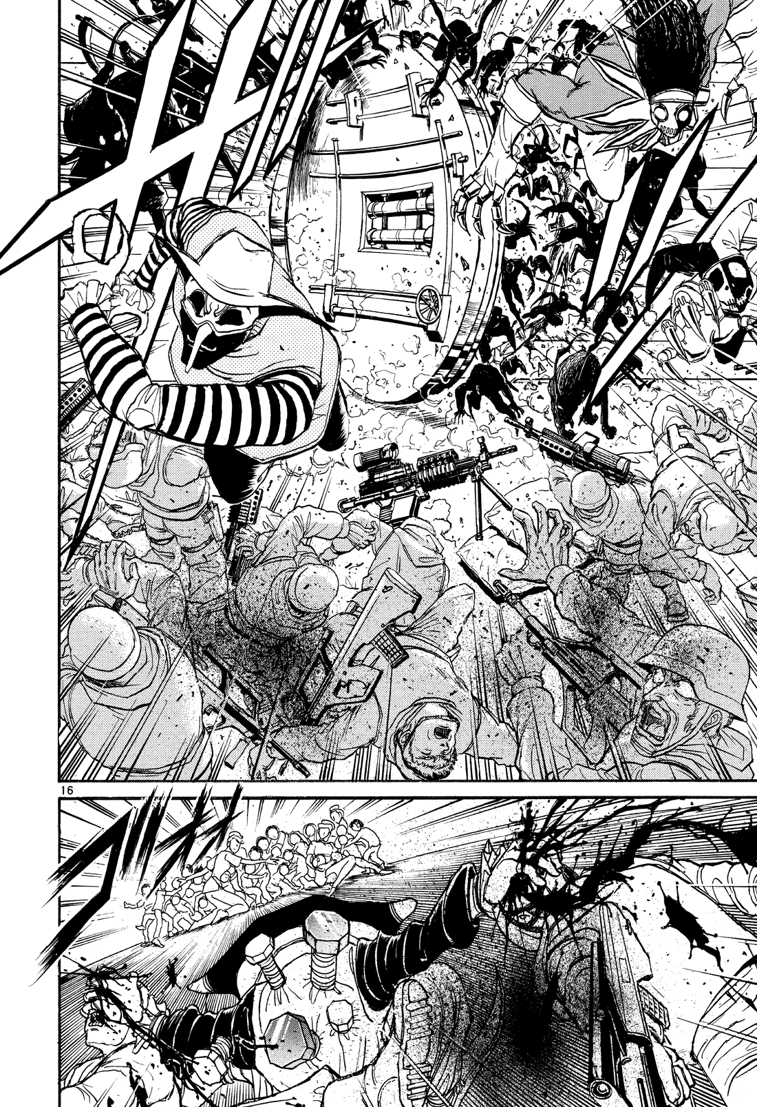 Karakuri Circus Chapter 355 page 16 - Chapter 355: Deus Ex Machina - Act 22: Approaching Crisis