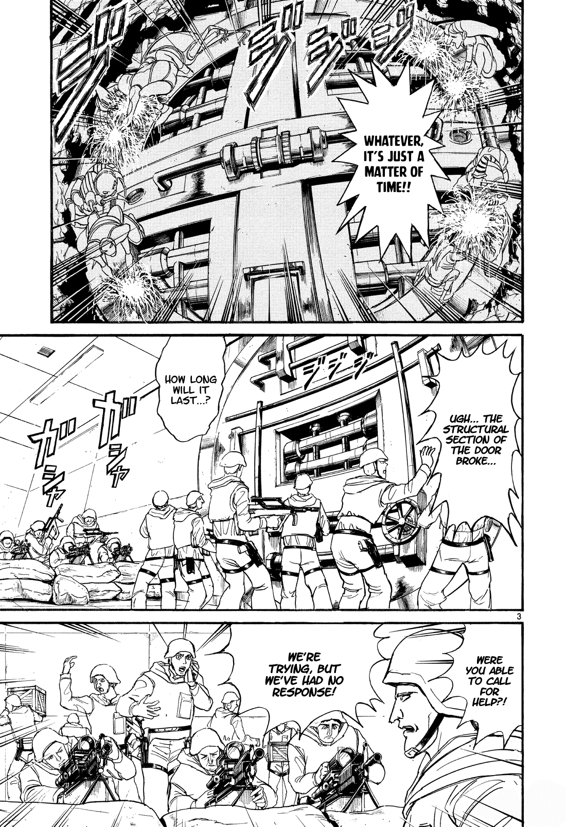 Karakuri Circus Chapter 355 page 3 - Chapter 355: Deus Ex Machina - Act 22: Approaching Crisis