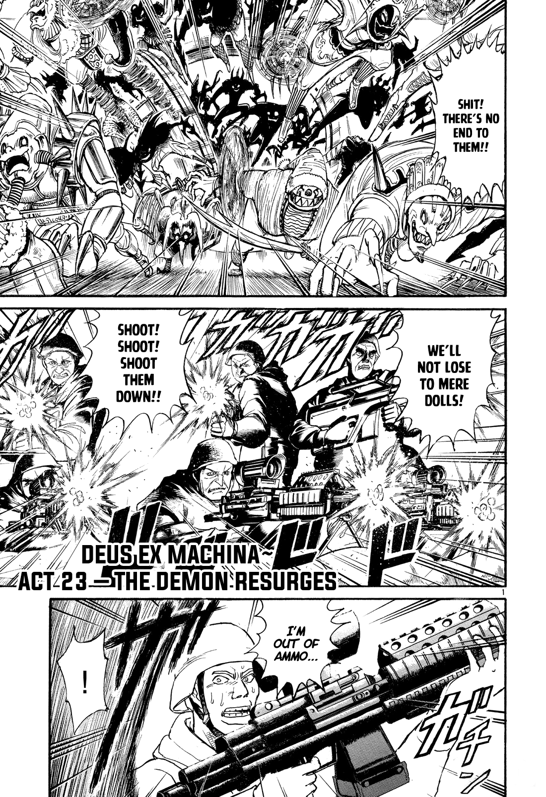 Karakuri Circus Chapter 356 page 3 - Chapter 356: Deus Ex Machina - Act 23: The Demon Resurges