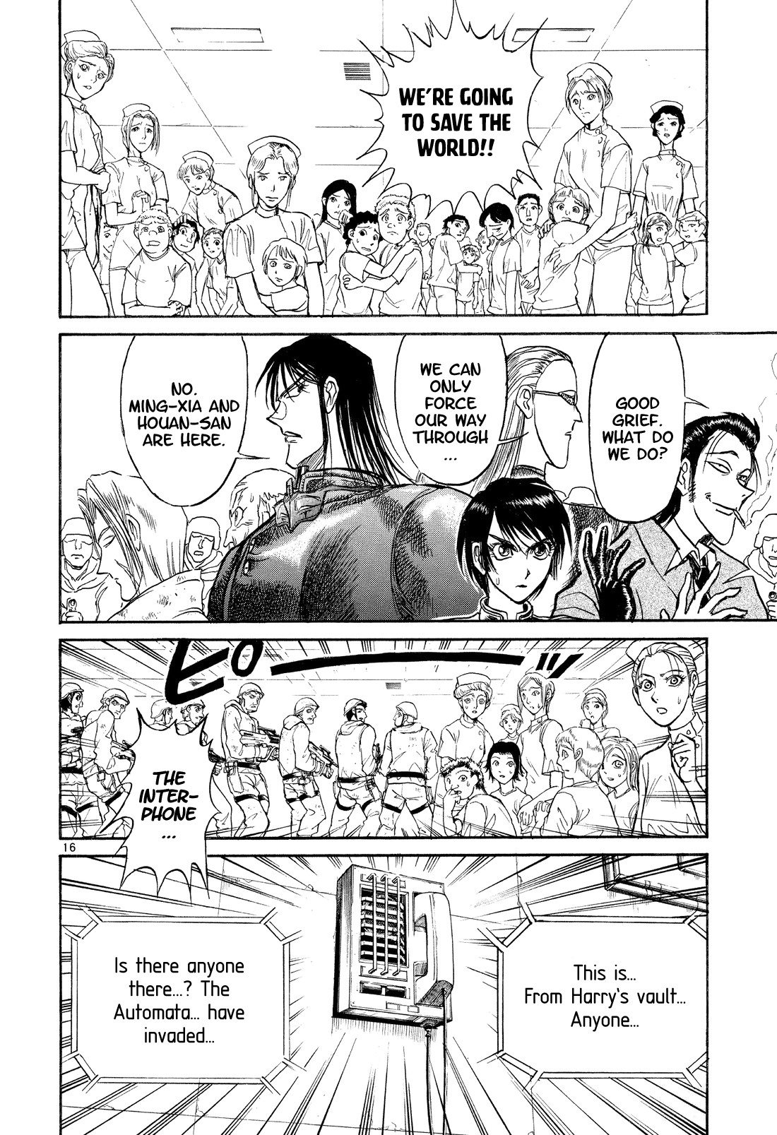 Karakuri Circus Chapter 358 page 15 - Chapter 358: Deus Ex Machina - Act 25: Head to Harry!!