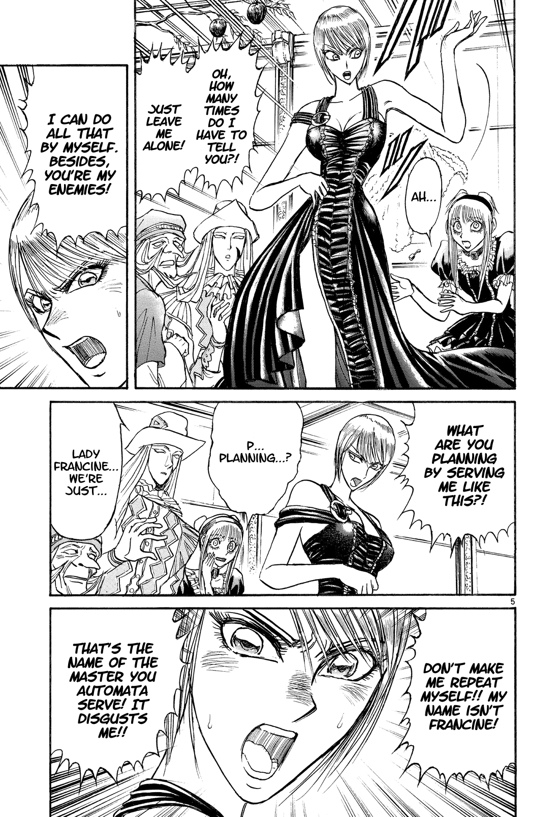 Karakuri Circus Chapter 358 page 4 - Chapter 358: Deus Ex Machina - Act 25: Head to Harry!!