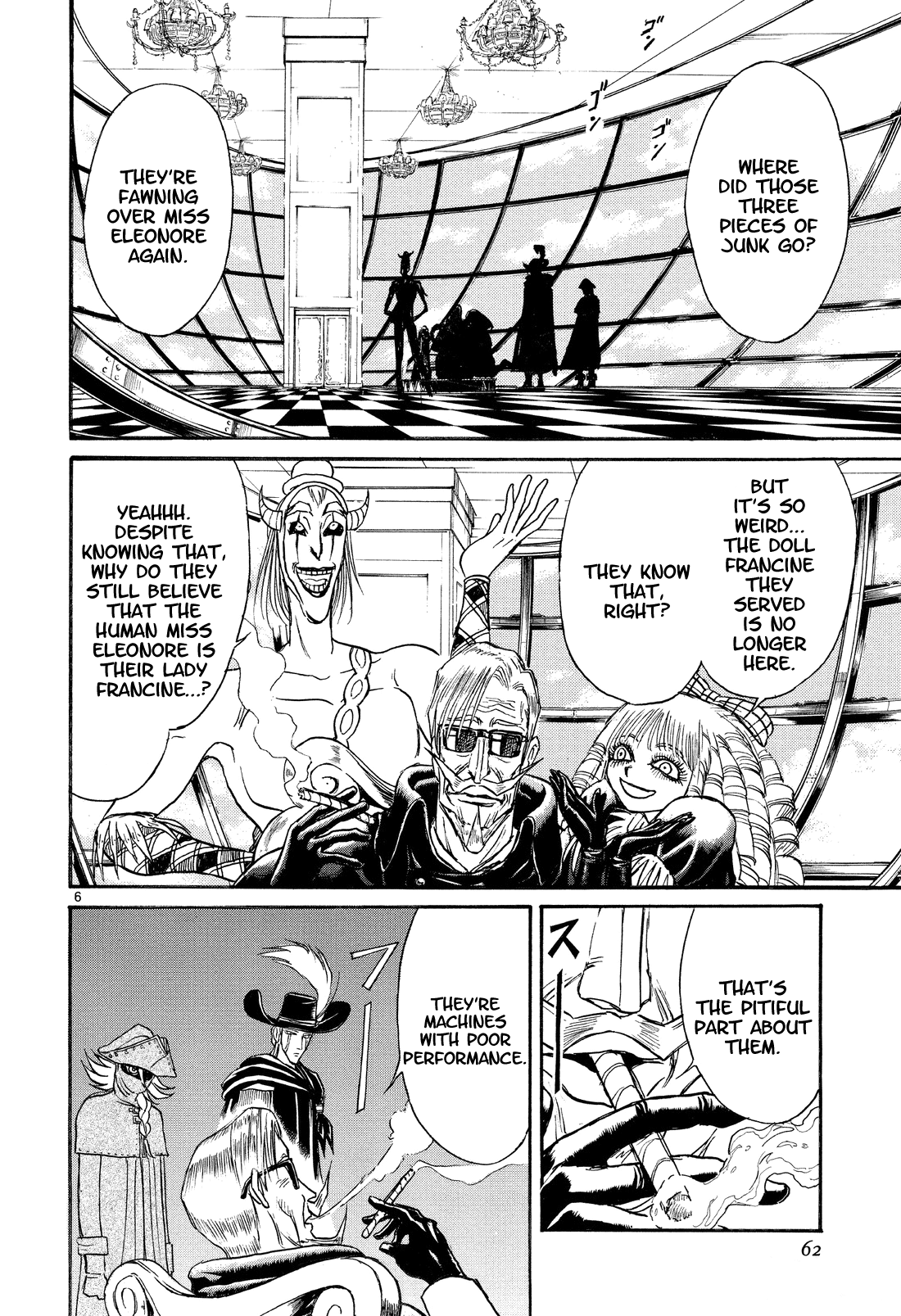 Karakuri Circus Chapter 358 page 5 - Chapter 358: Deus Ex Machina - Act 25: Head to Harry!!