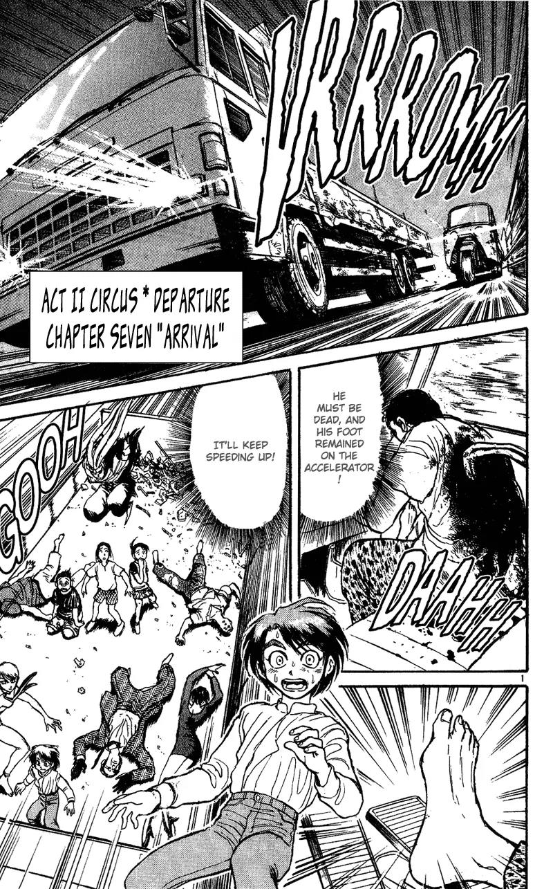 Karakuri Circus Chapter 36 page 1 - Chapter 36: Arrival - Act 2: Circus * Departure