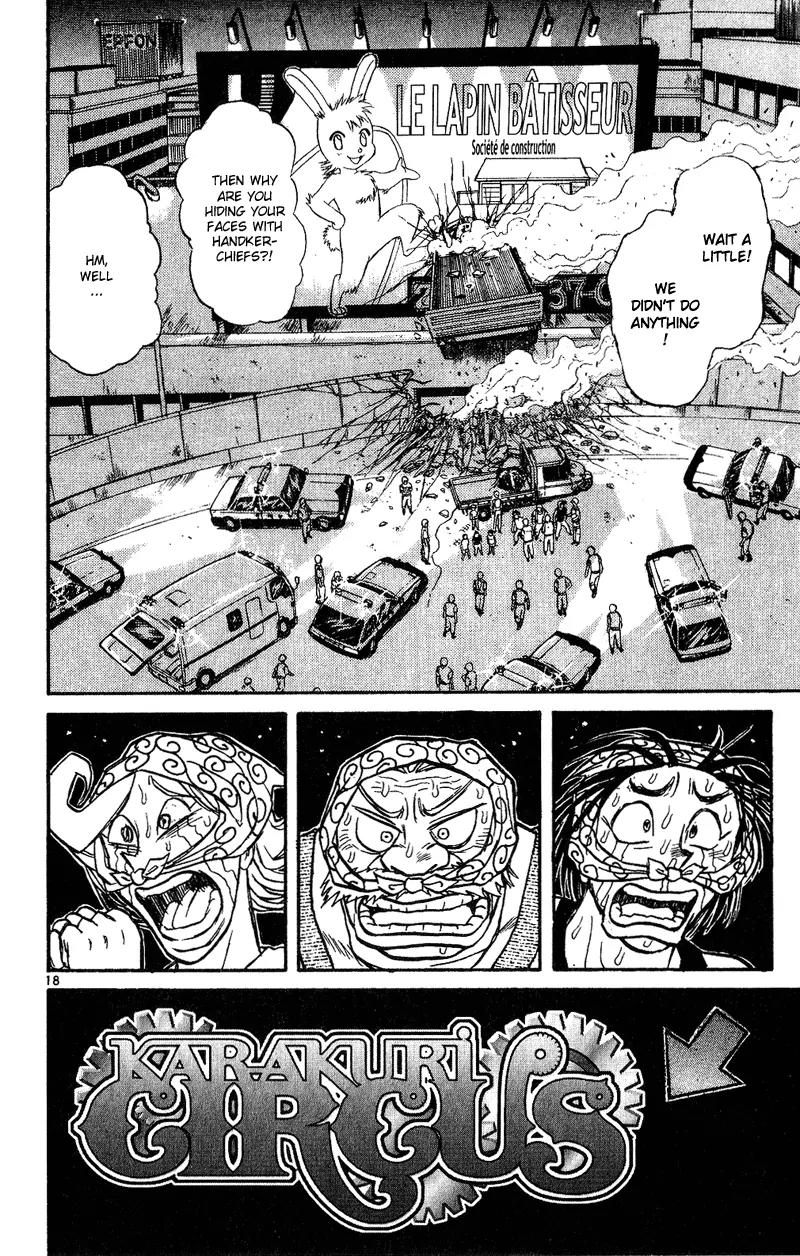 Karakuri Circus Chapter 36 page 18 - Chapter 36: Arrival - Act 2: Circus * Departure