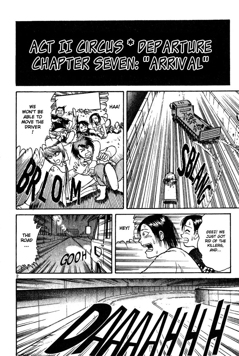 Karakuri Circus Chapter 36 page 2 - Chapter 36: Arrival - Act 2: Circus * Departure