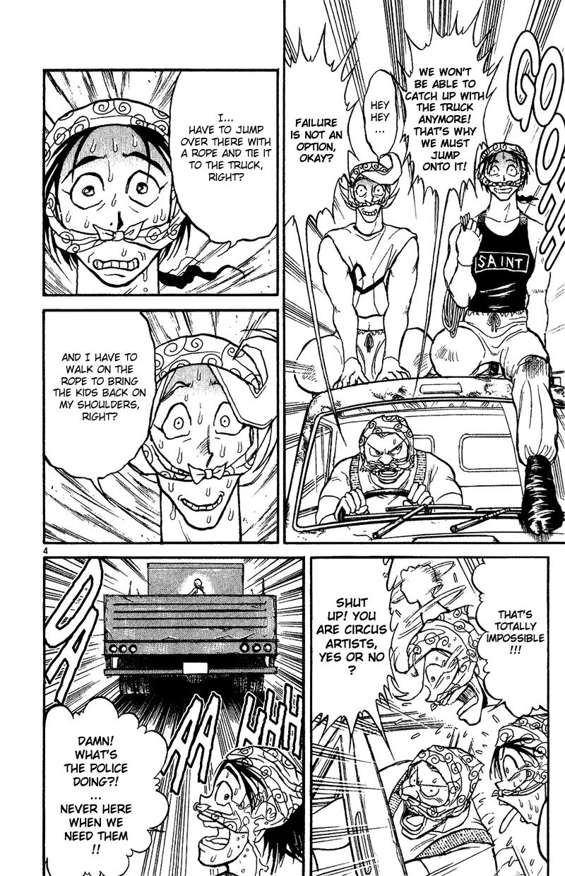 Karakuri Circus Chapter 36 page 4 - Chapter 36: Arrival - Act 2: Circus * Departure