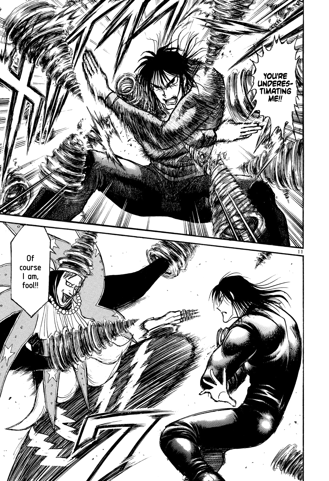 Karakuri Circus Chapter 360 page 11 - Chapter 360: Deus Ex Machina - Act 27: Demon Dance, Scene 1