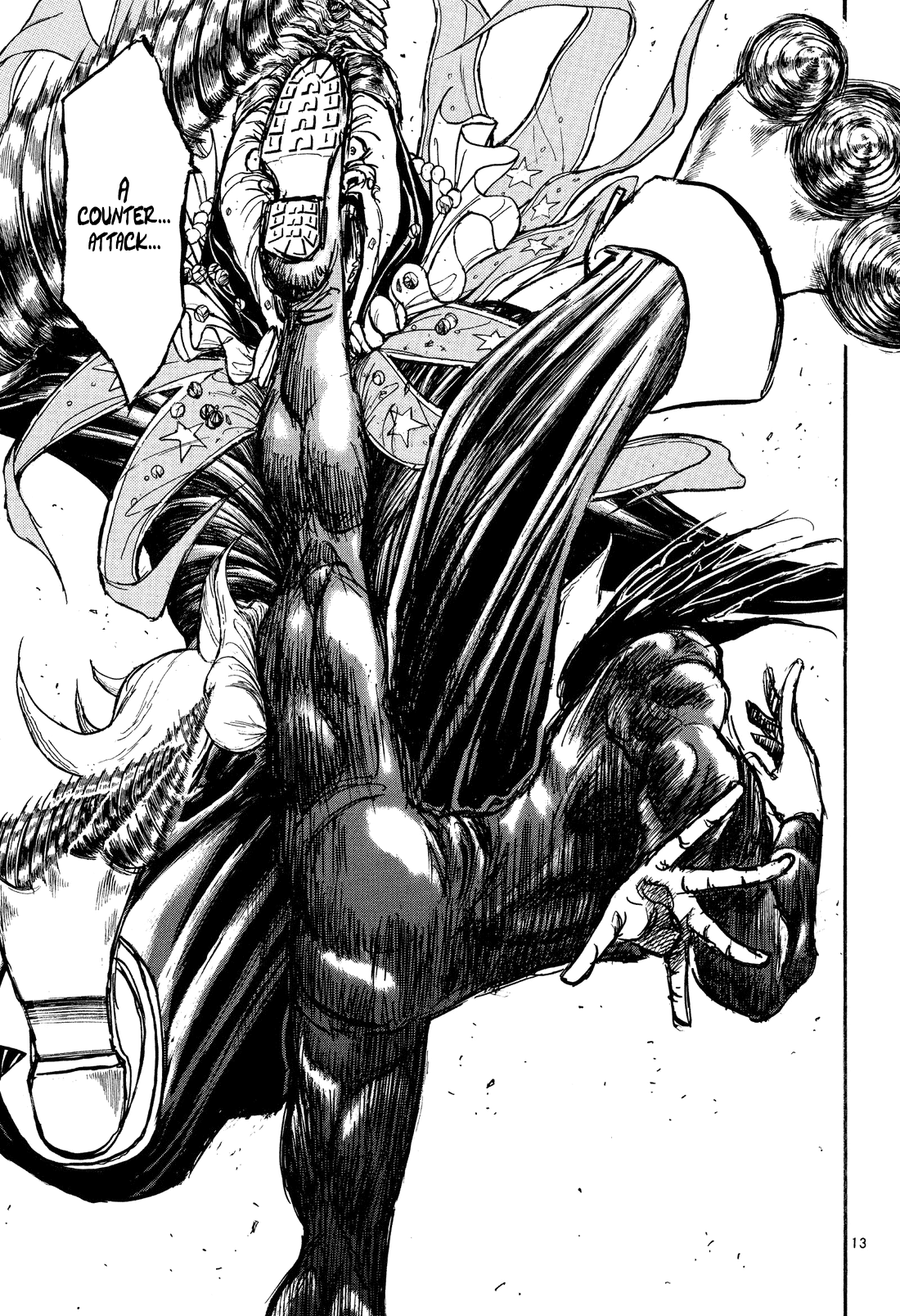 Karakuri Circus Chapter 360 page 13 - Chapter 360: Deus Ex Machina - Act 27: Demon Dance, Scene 1